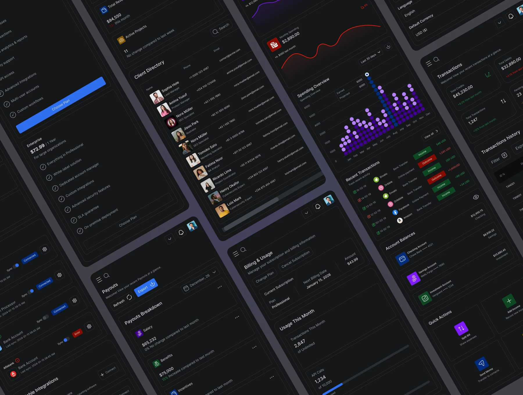 FinanceDora Web App UI Kit 4