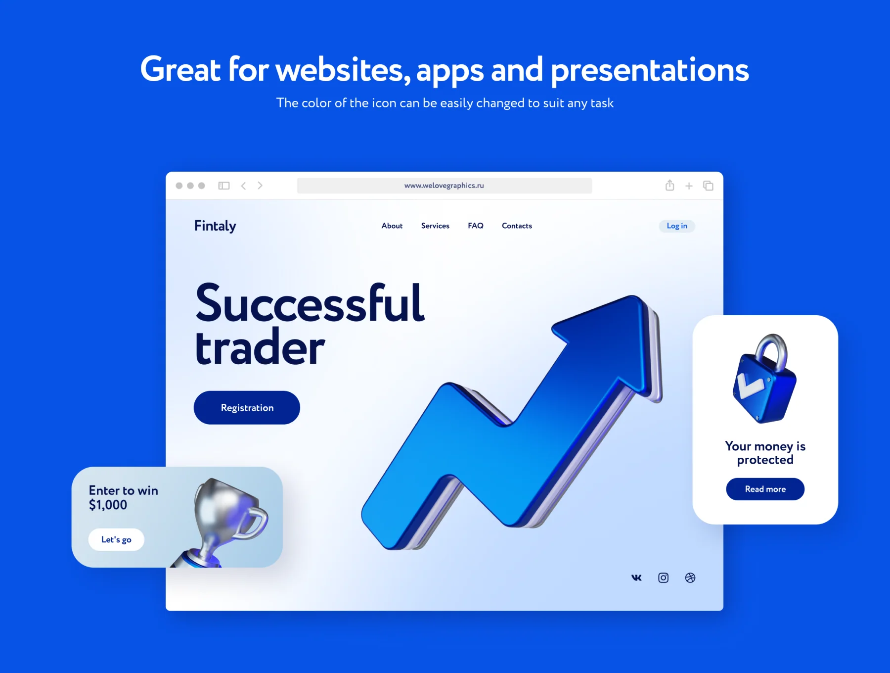 Fintaly Finance 3D Icons 4