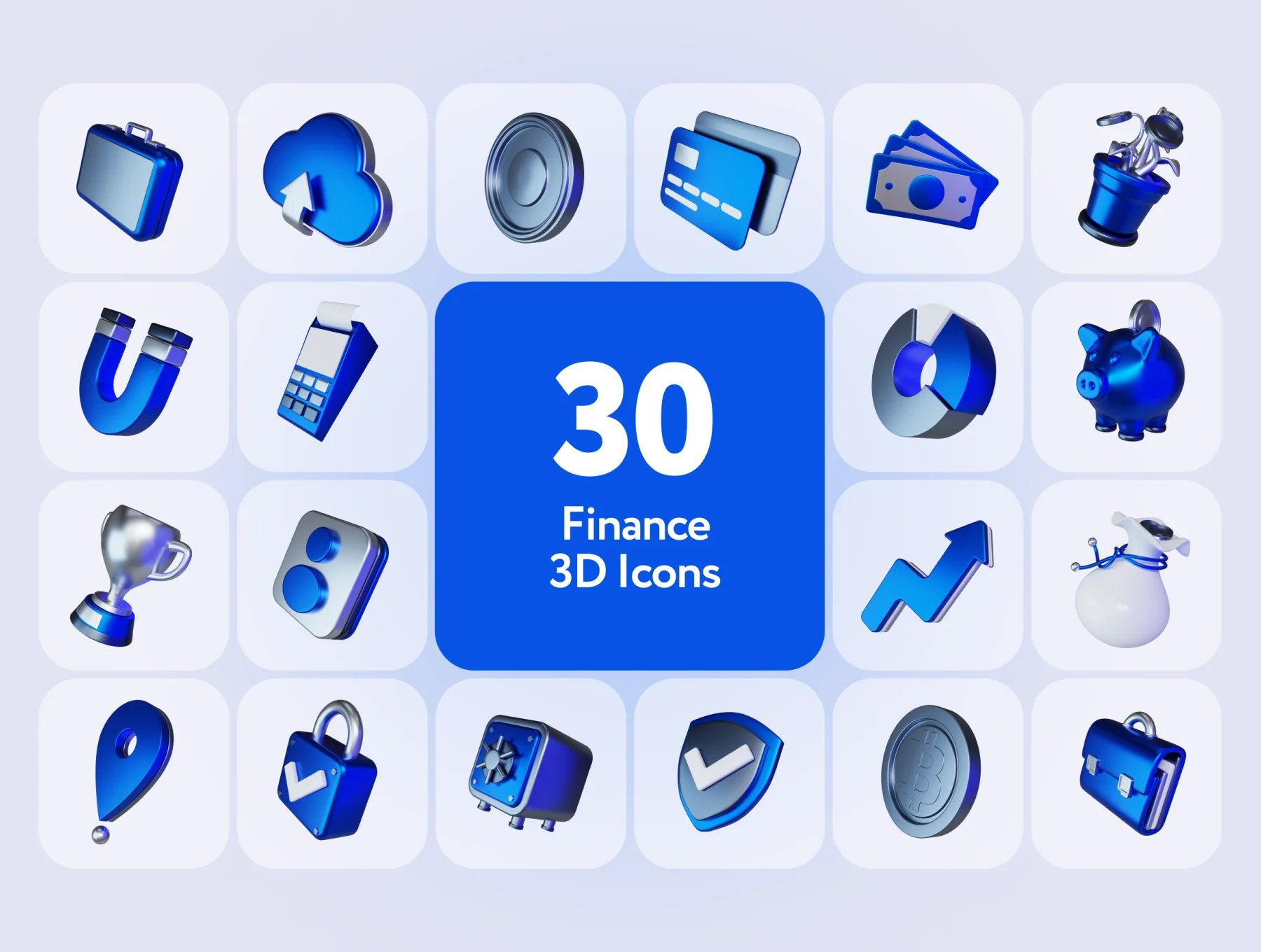 Fintaly Finance 3D Icons 6