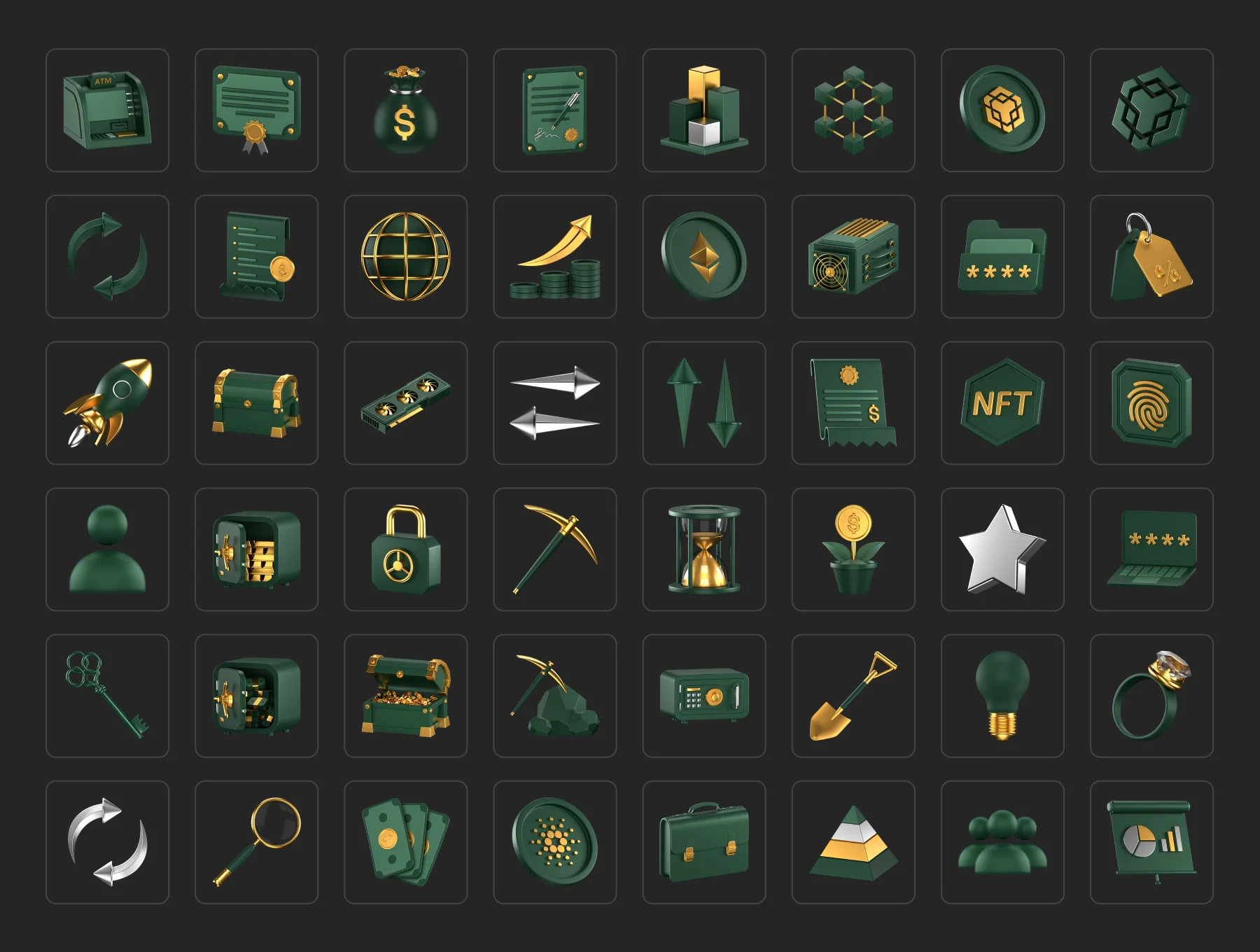 Fintech 3D Icons Pack Vol. 2 7