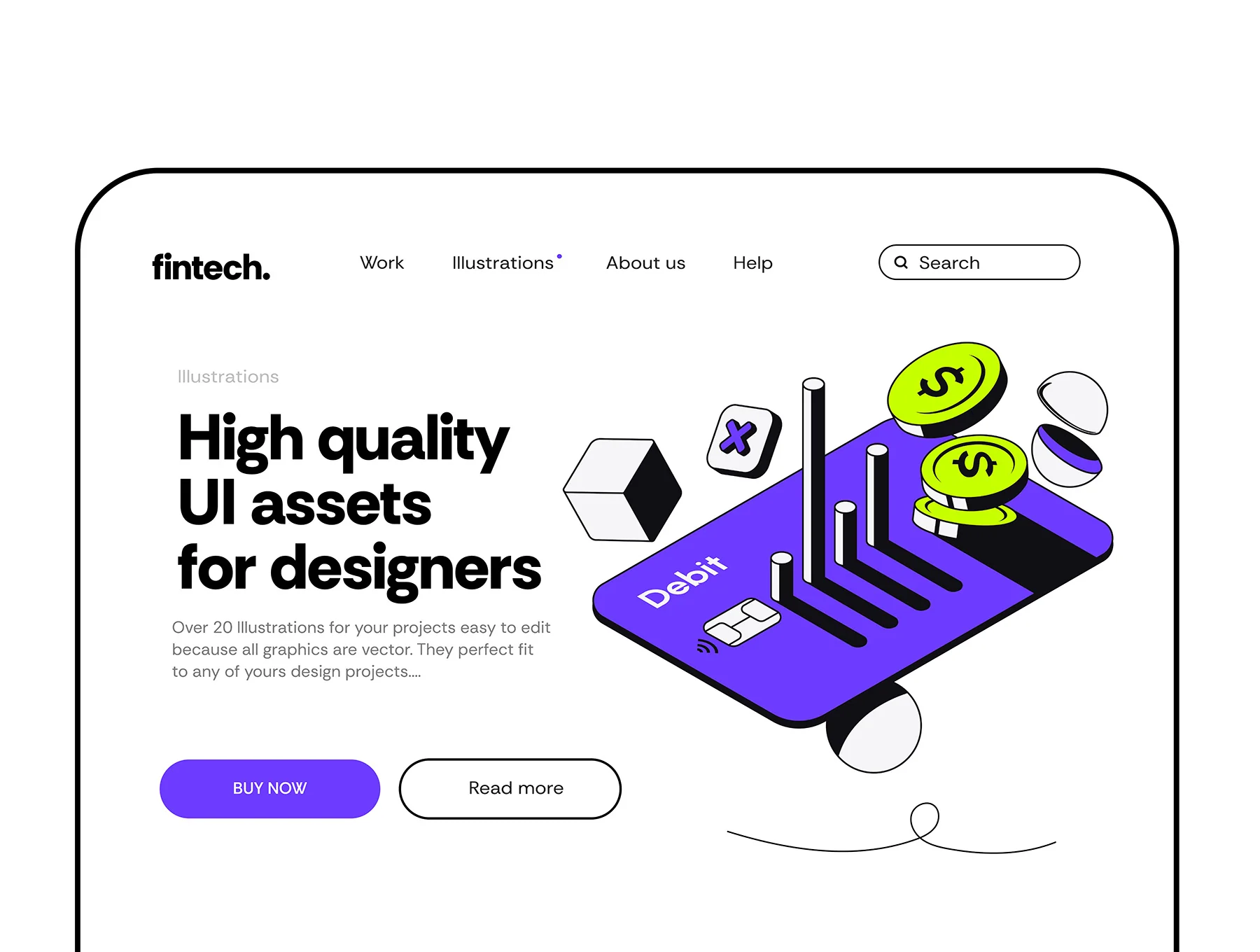 Fintech App Illustration Set 3