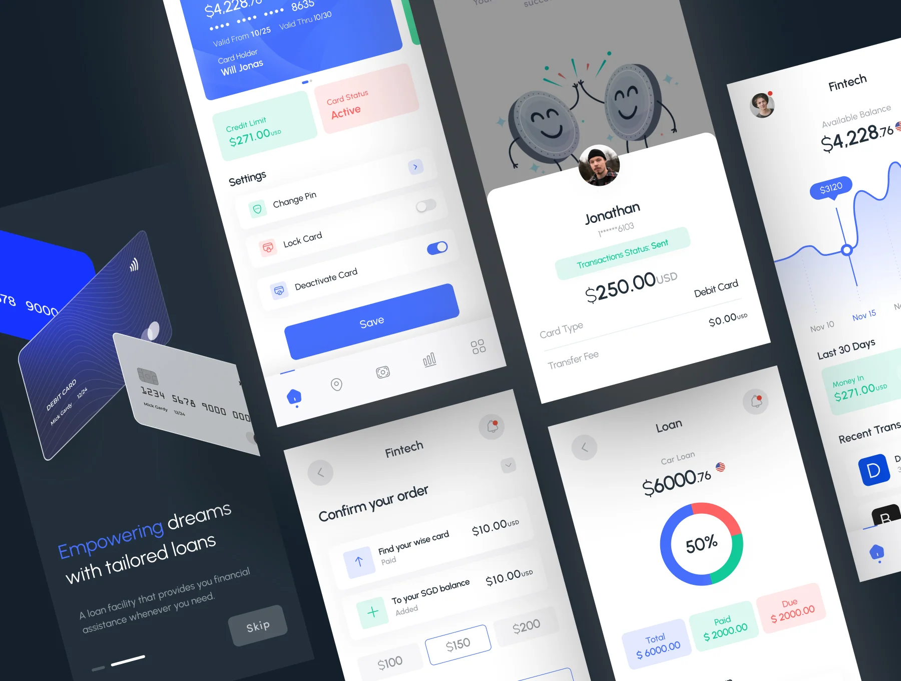 Fintech App UI Design 3