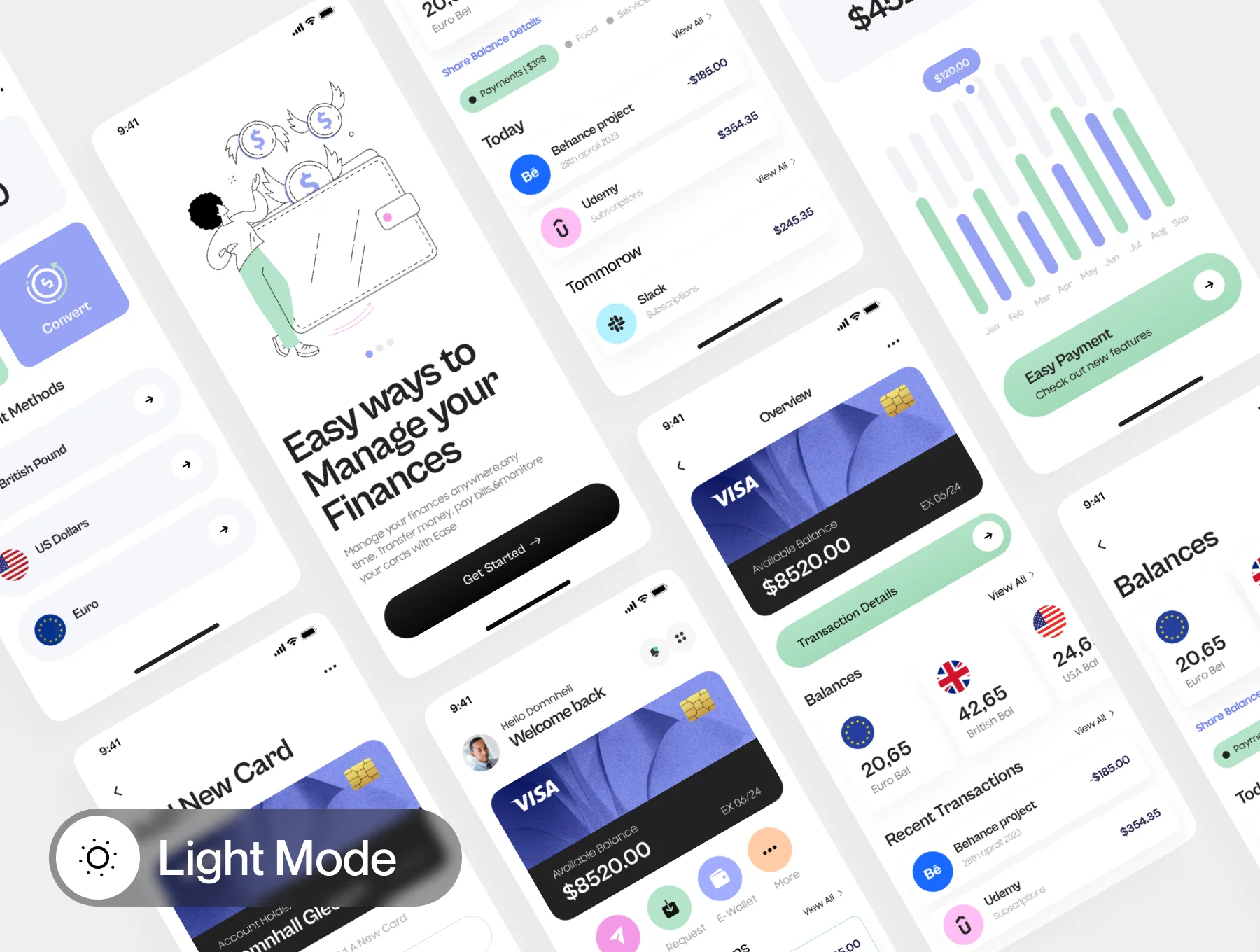 Fintech Mobile UI Kit for Startup Apps – 76+ Screens 3