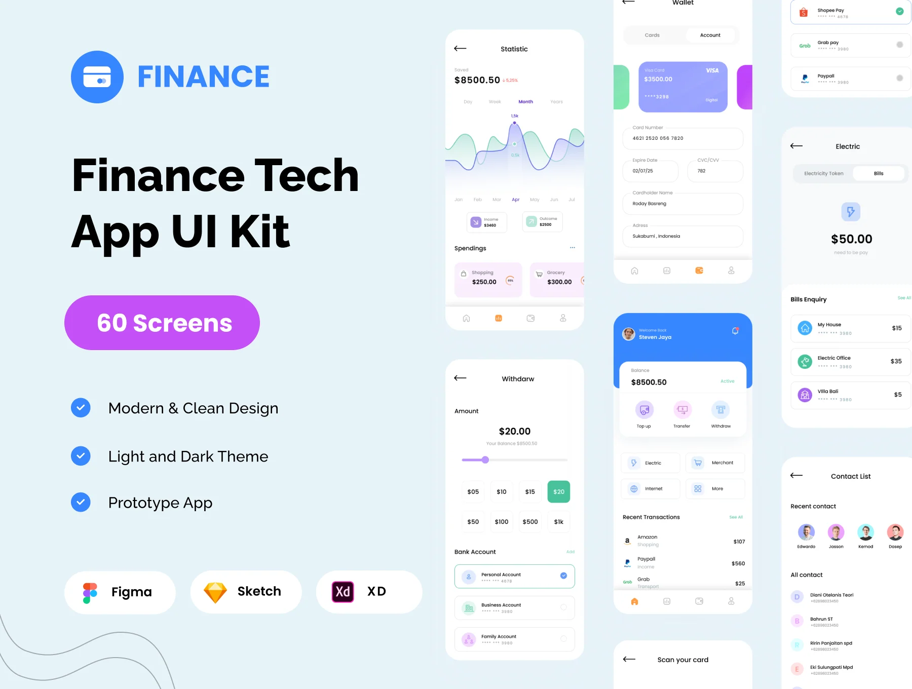 Finance App Ui Kit