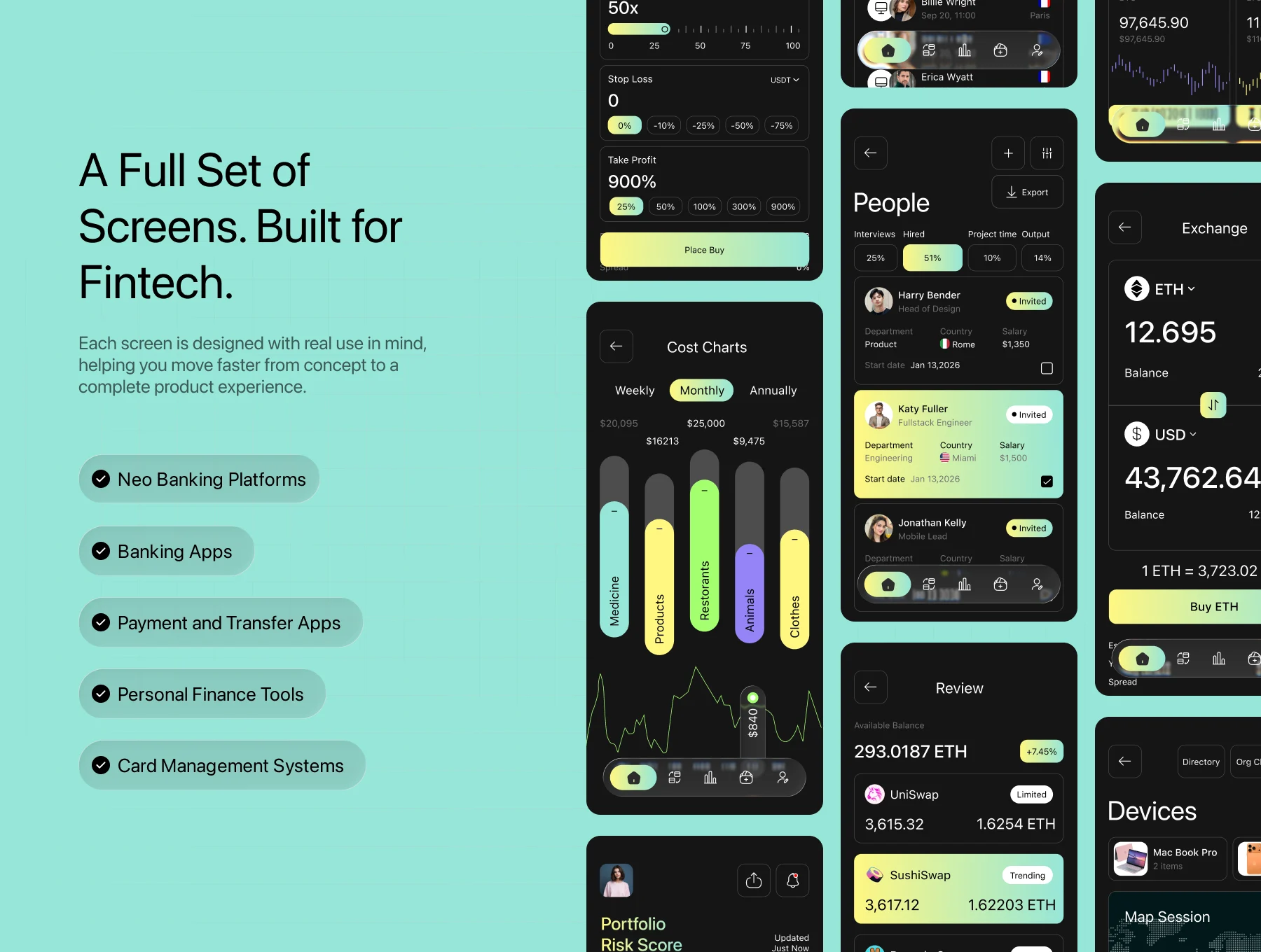Fintech Banking App UI Kit 3