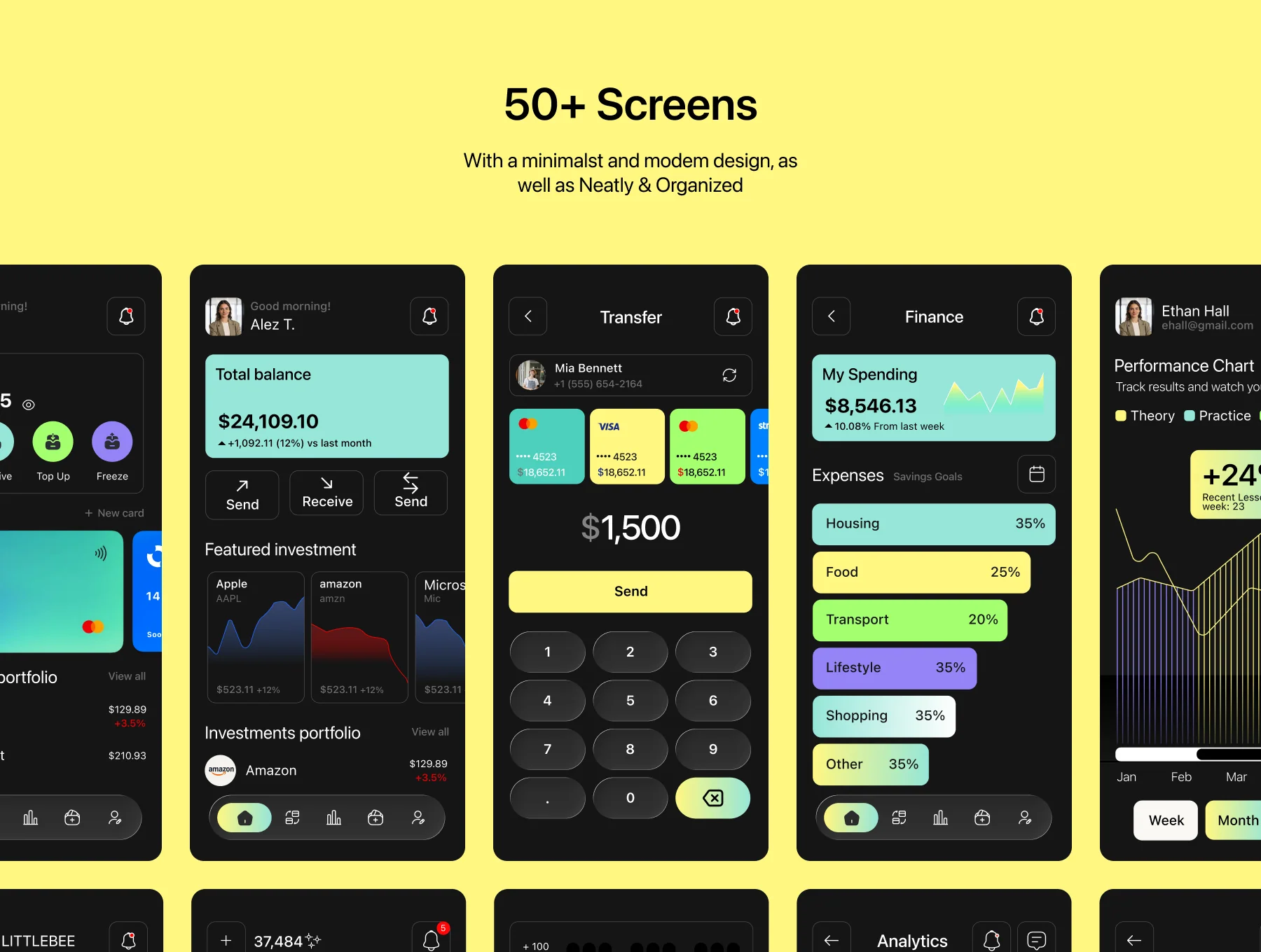 Fintech Banking App UI Kit 4