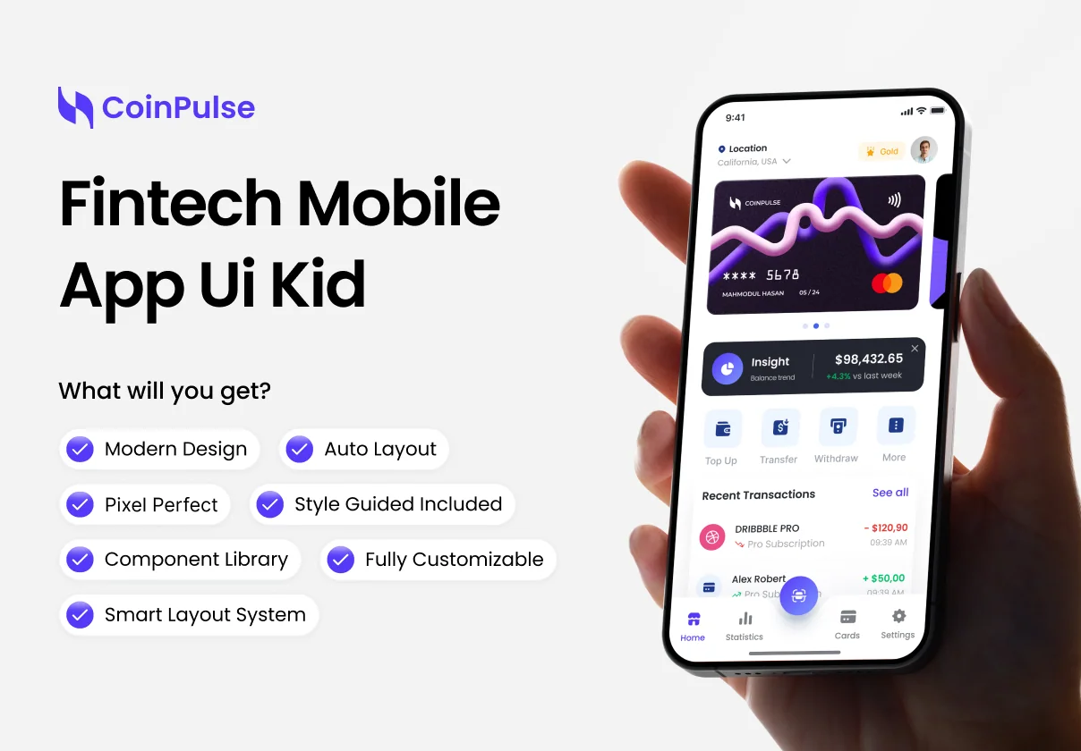 Fintech & Finance Mobile App