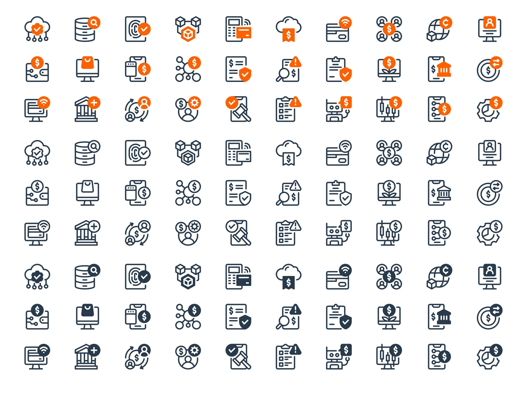 Fintech Icon Set 5