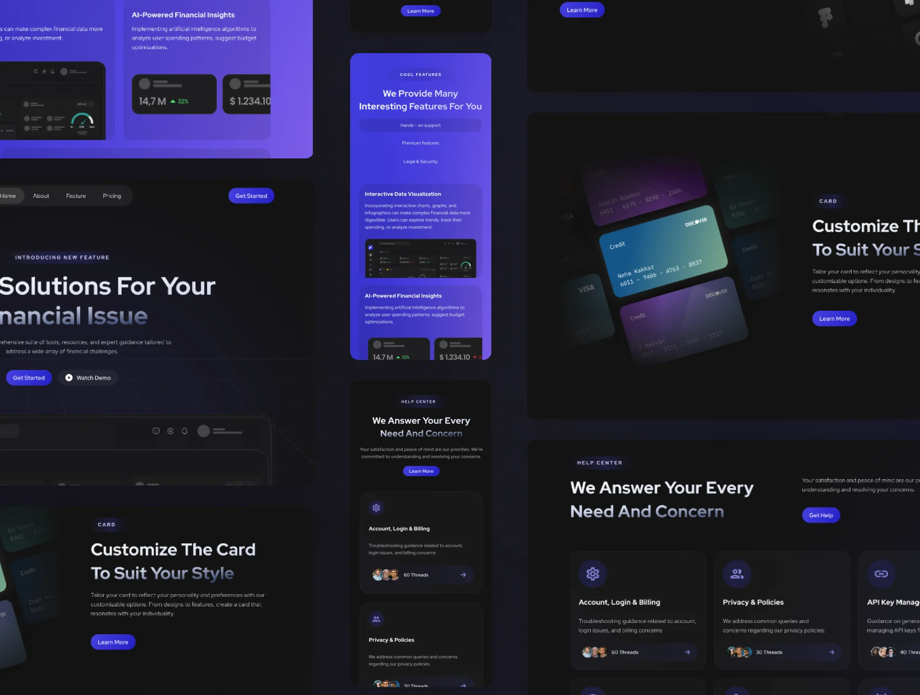 Fincore - Landing Page Kit Template for Fintech 9