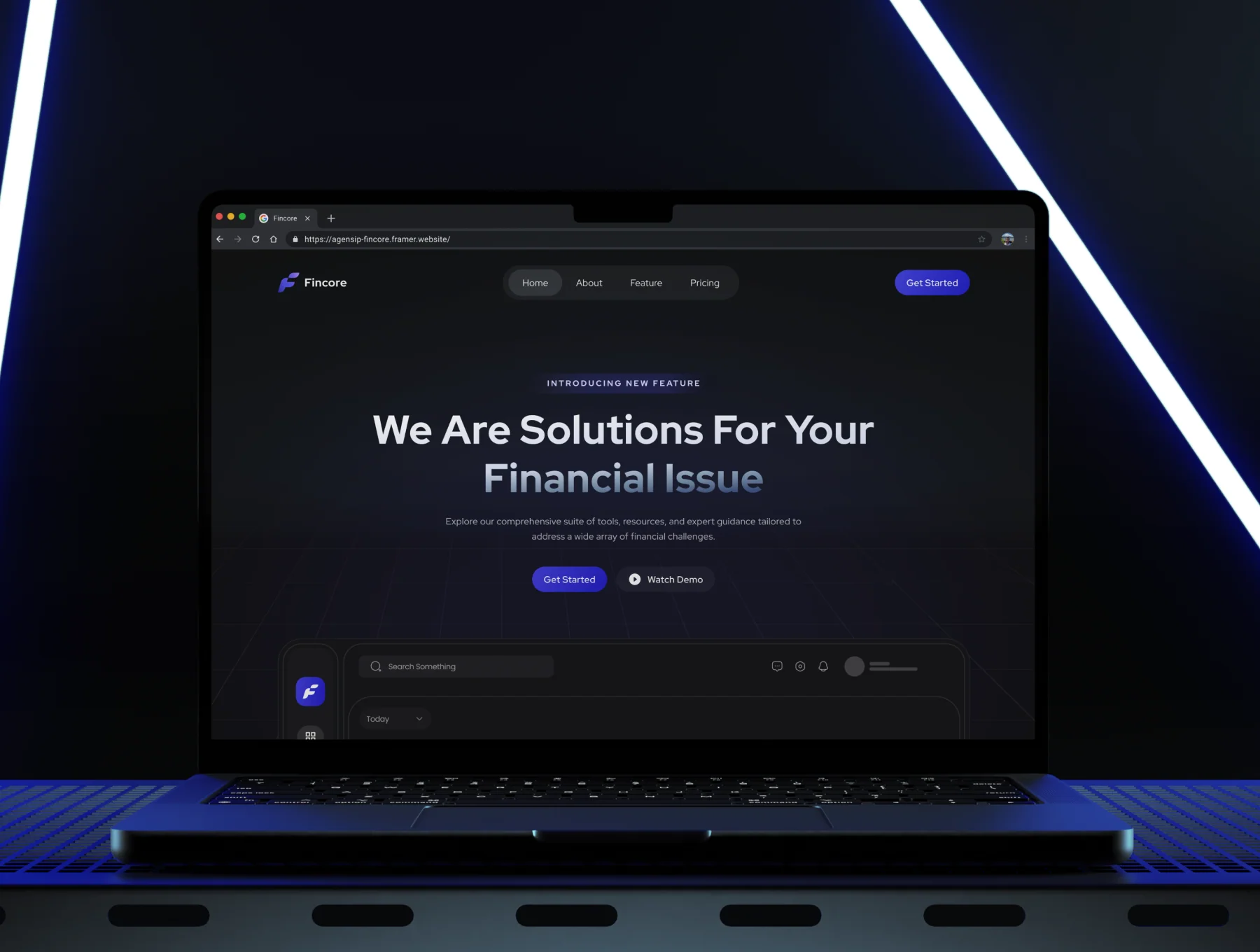Fincore - Landing Page Kit Template for Fintech 4