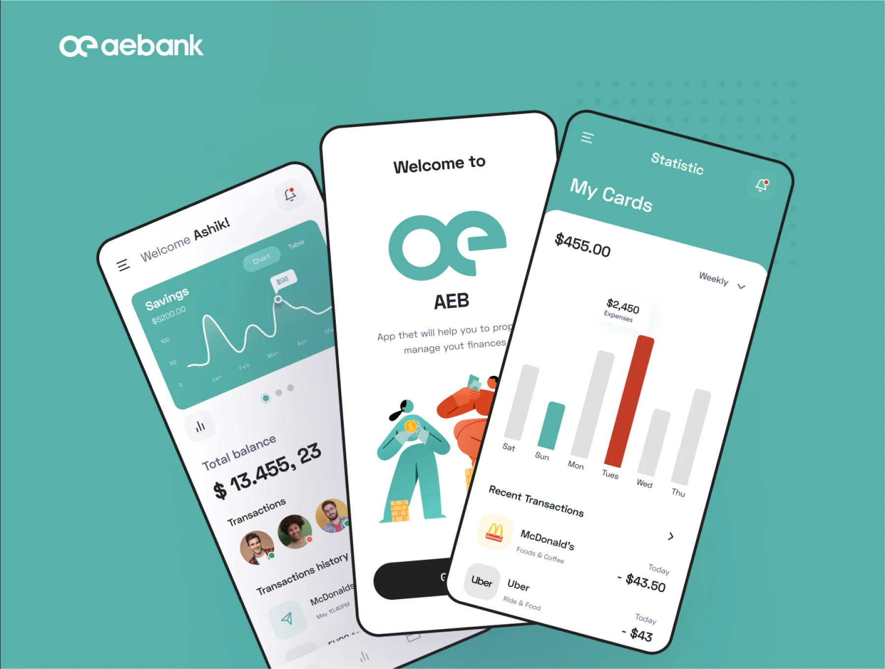 FinTech Mobile App UI KIT 7
