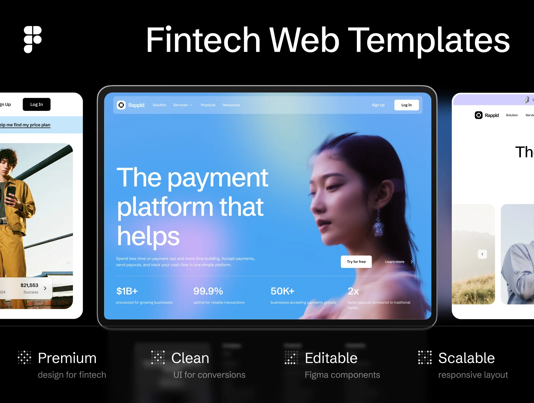 Fintech Website Templates
