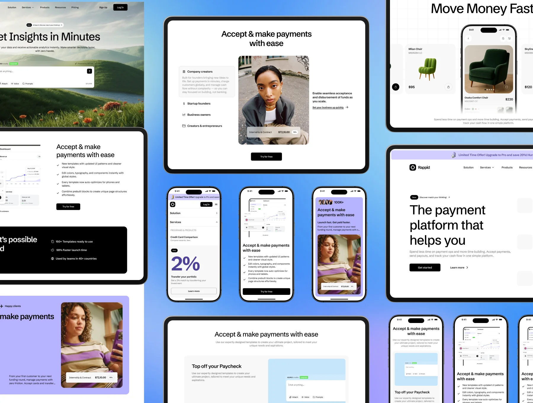 Fintech Website Templates 3