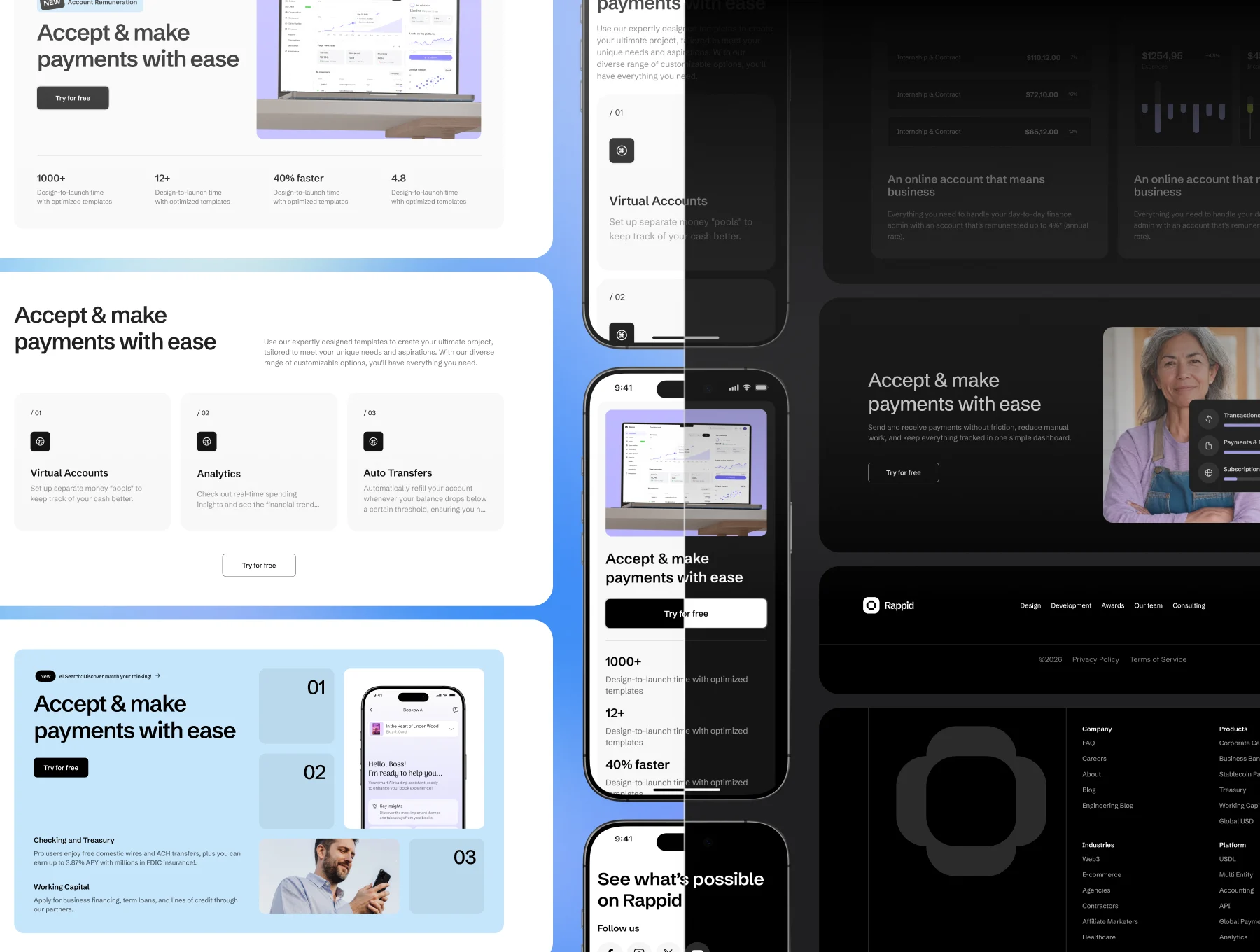 Fintech Website Templates 8