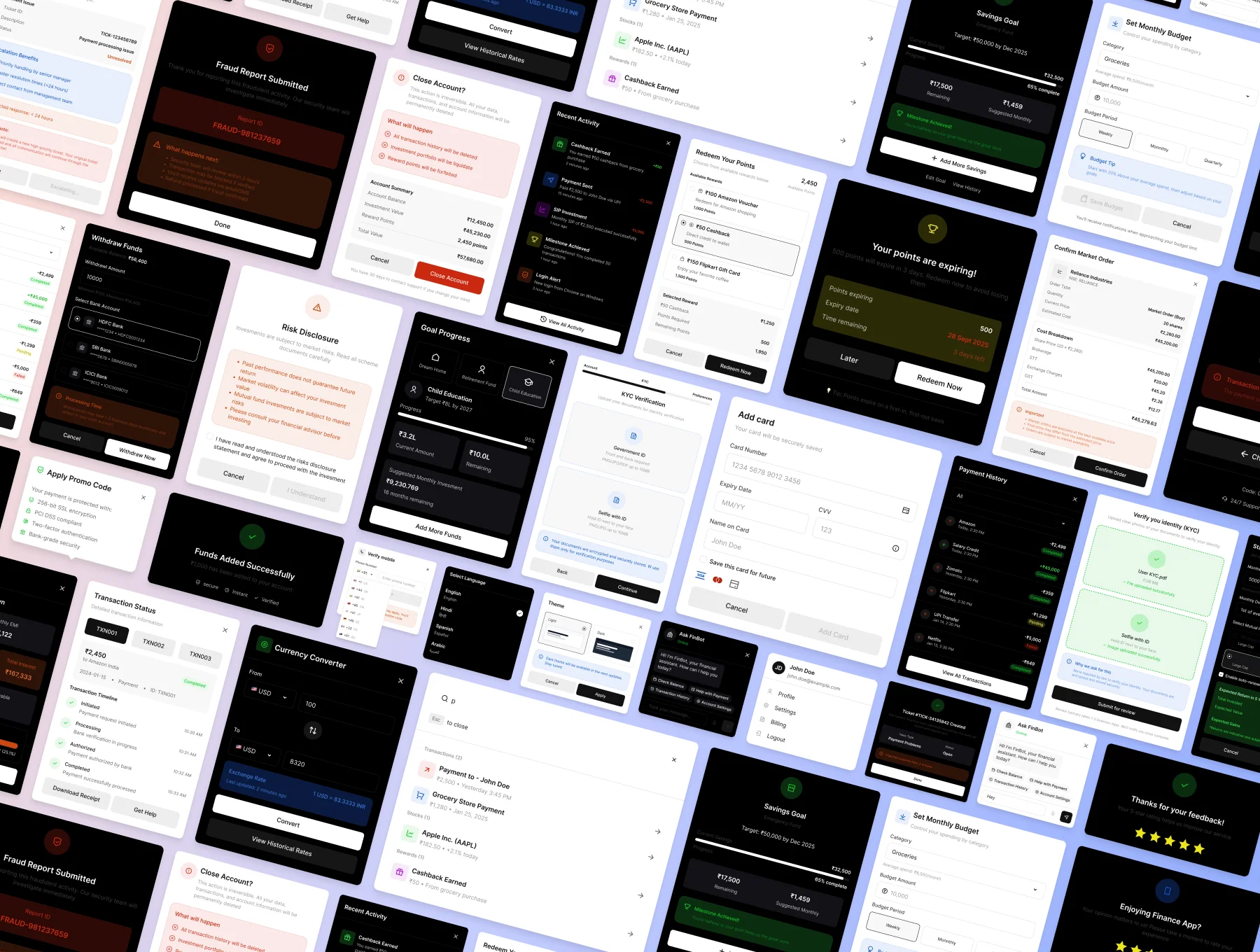 Fintech Widgets Pack – 240 Production-Ready UI Widgets for Fintech Products 2
