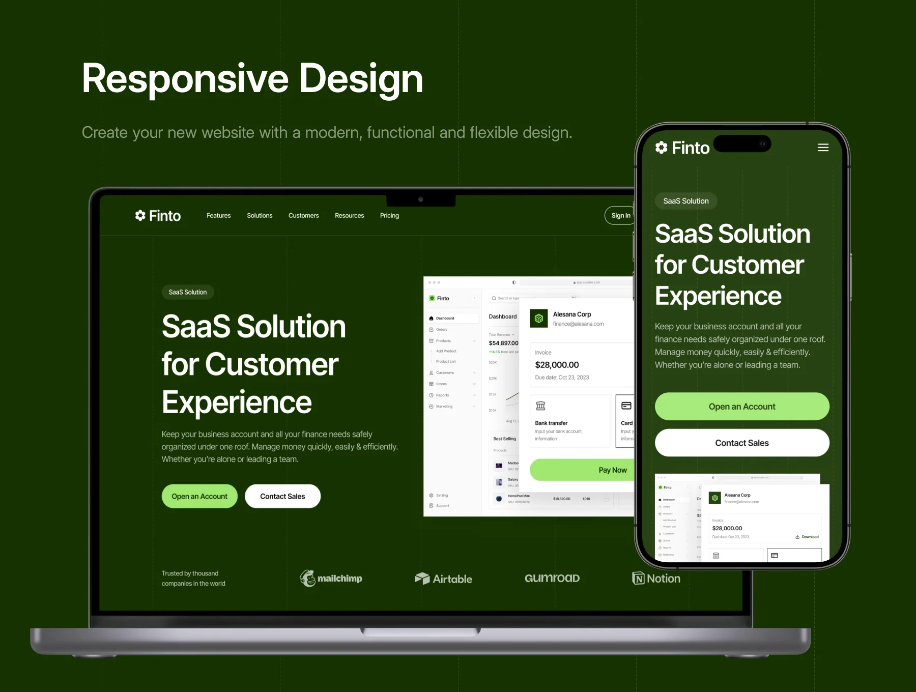 Finto - Finance Website Coded Template 4