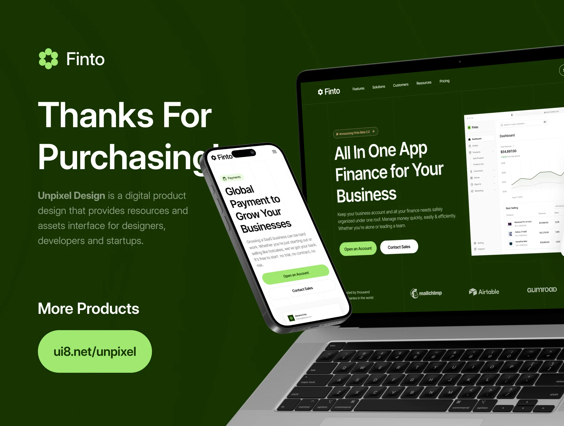 Finto - Finance Website Coded Template 8
