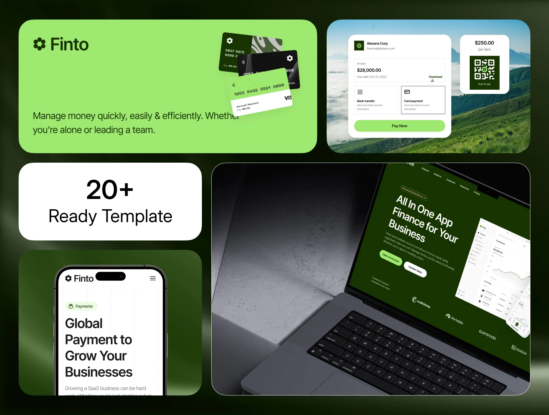 Finto - Finance Website Framer Template 2