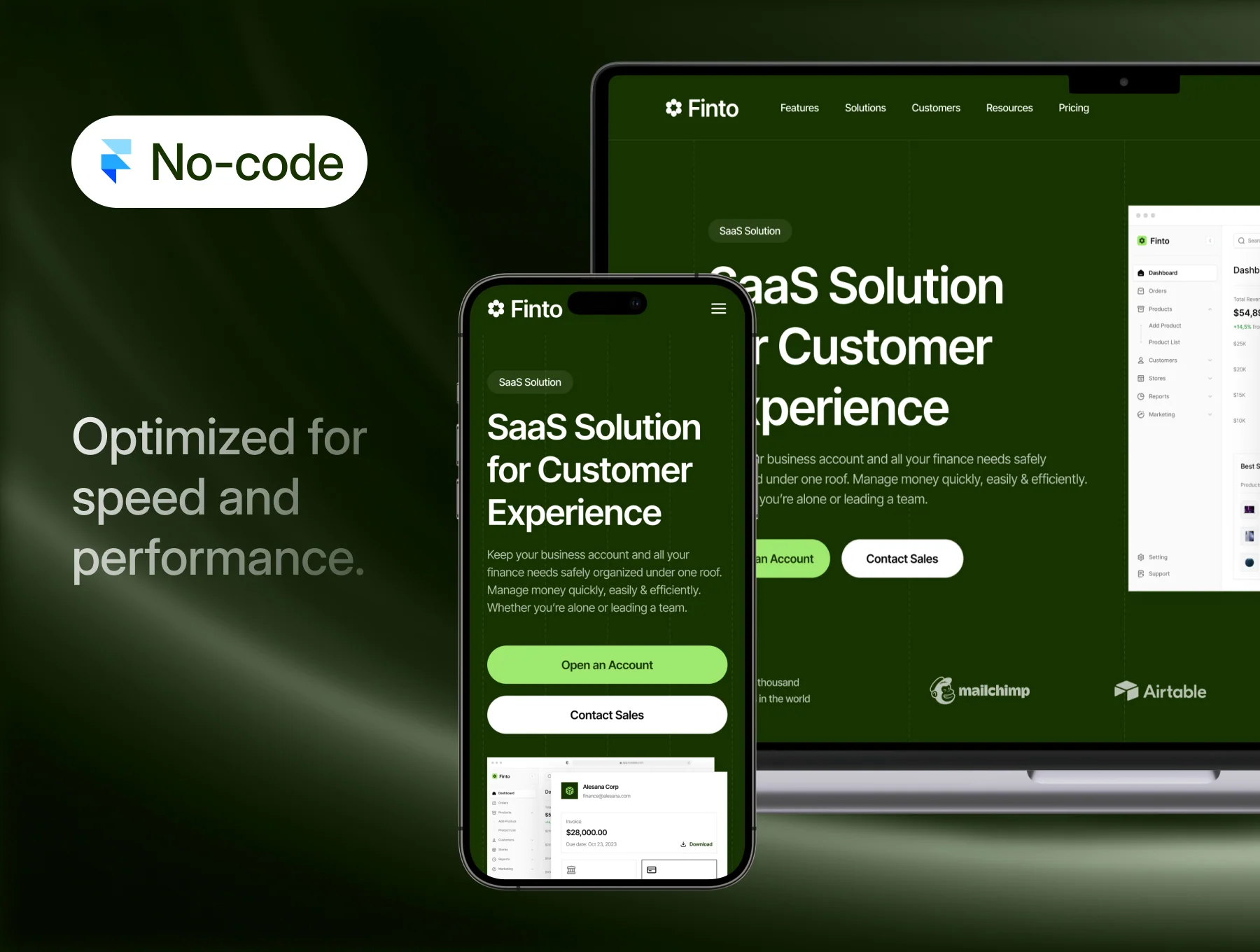 Finto - Finance Website Framer Template 4