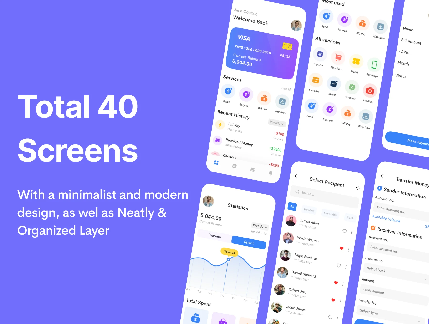 Fintouch - Fintech App UI Kit