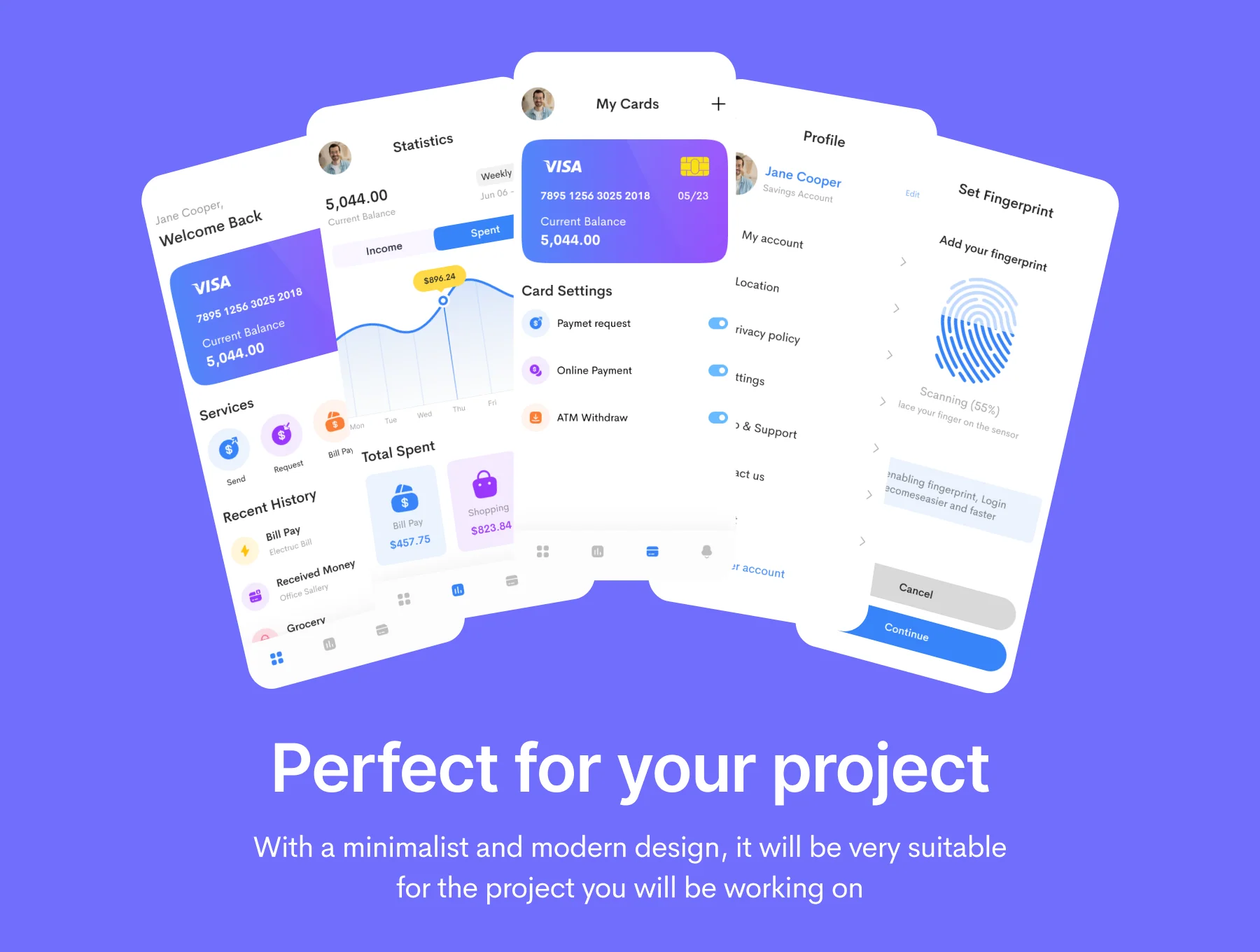 Fintouch - Fintech App UI Kit 3