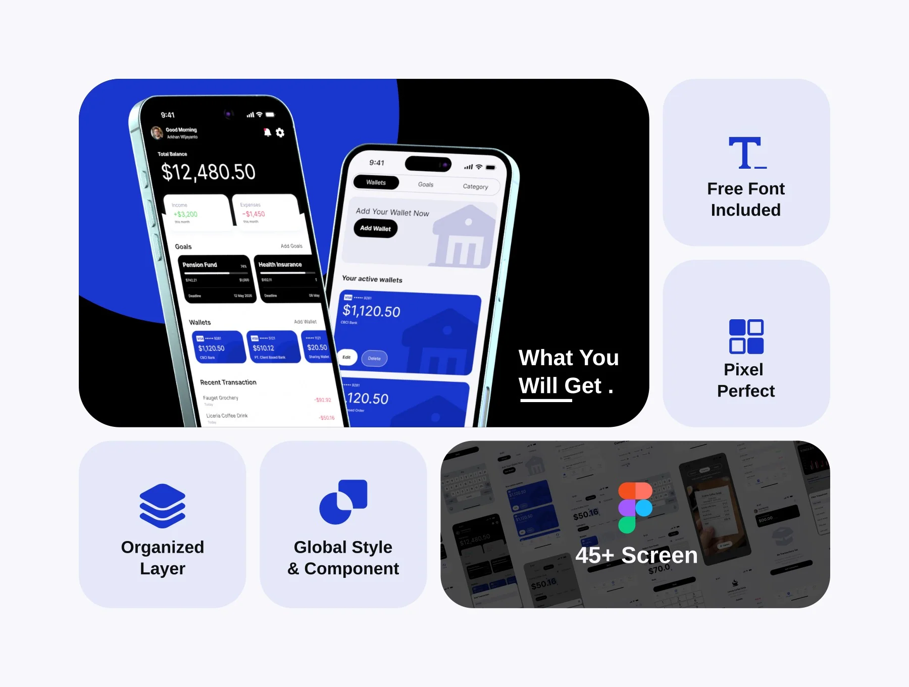 Fintrack - Finance Tracking App UI Kit 2