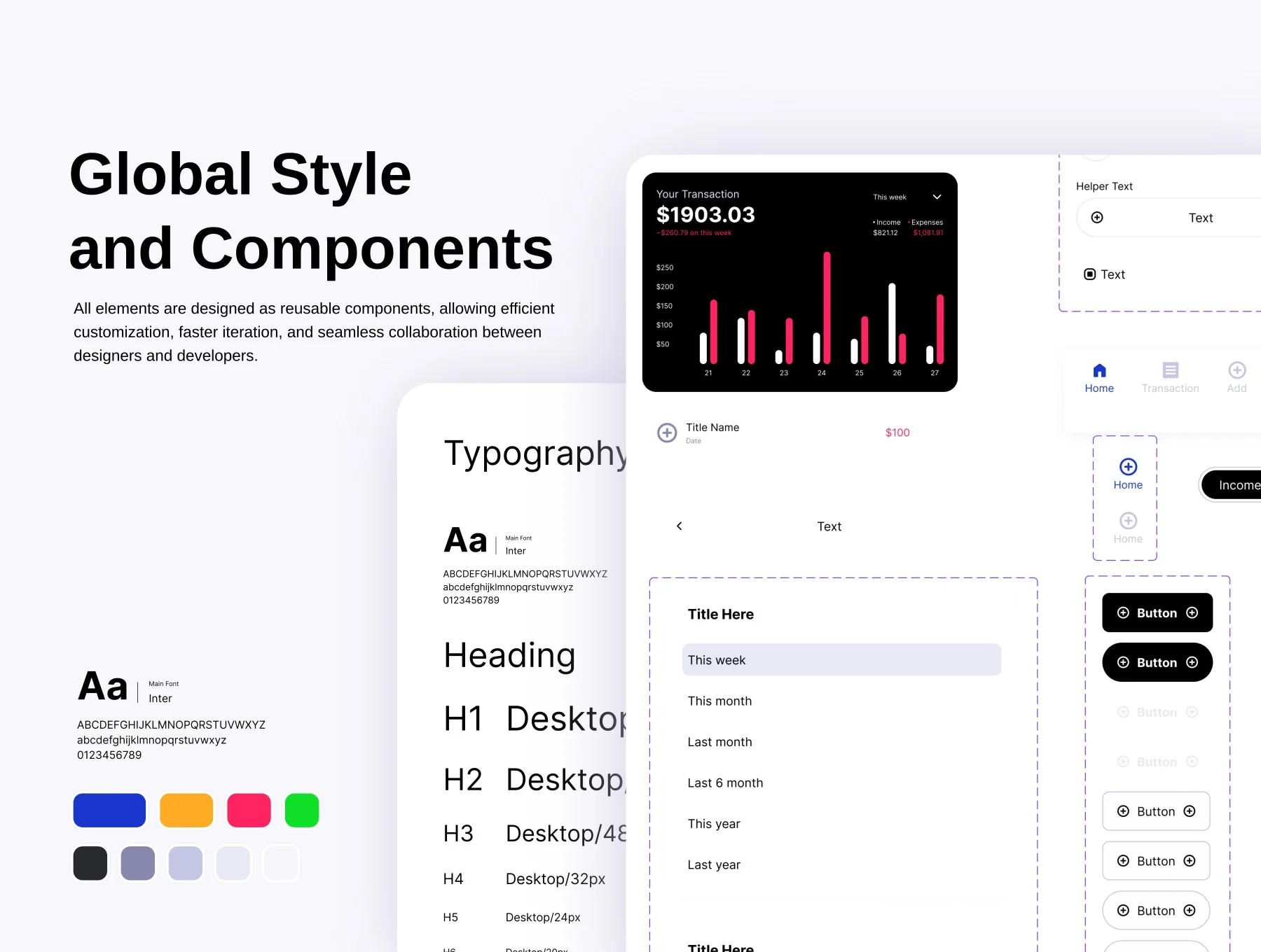 Fintrack - Finance Tracking App UI Kit 3