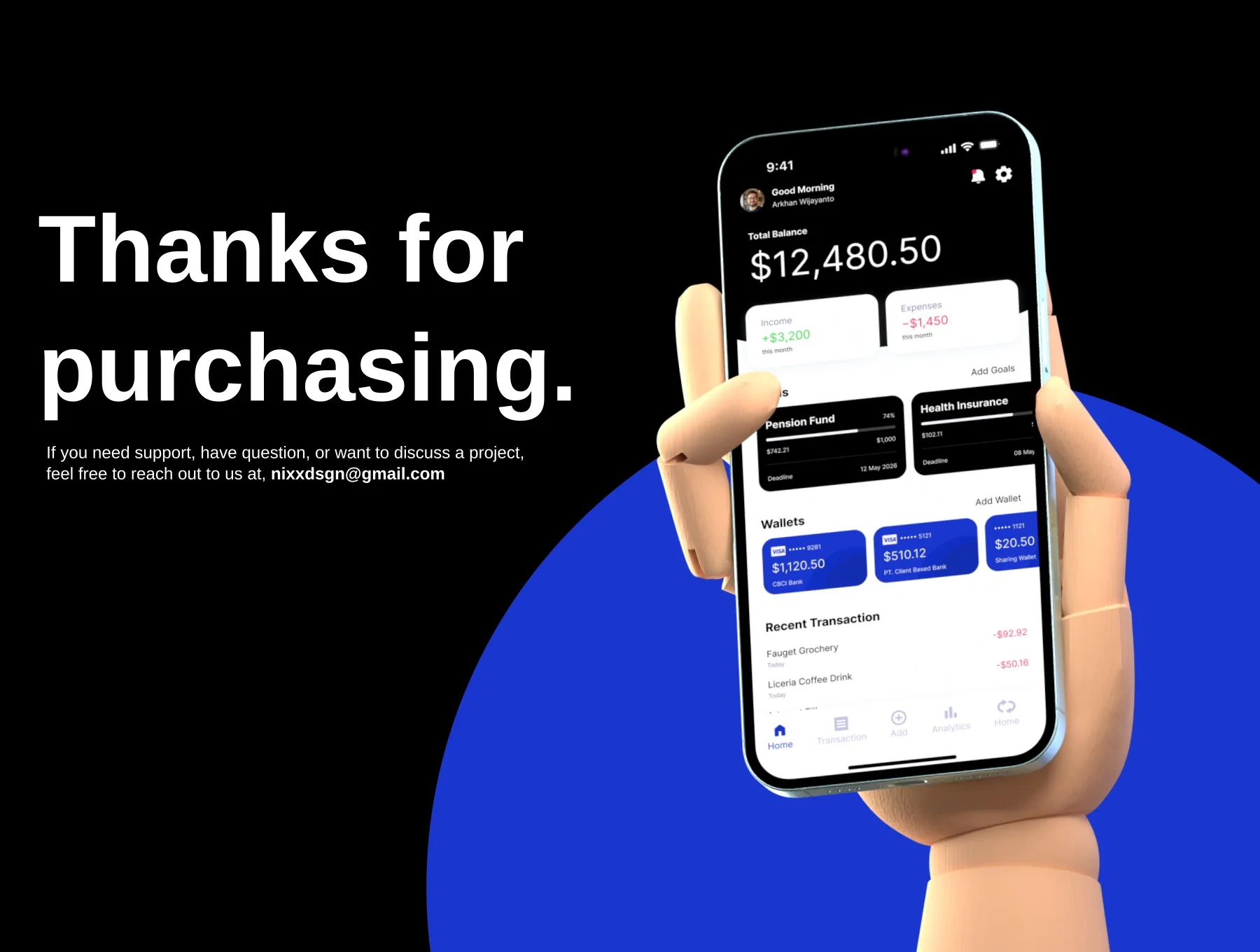 Fintrack - Finance Tracking App UI Kit 6