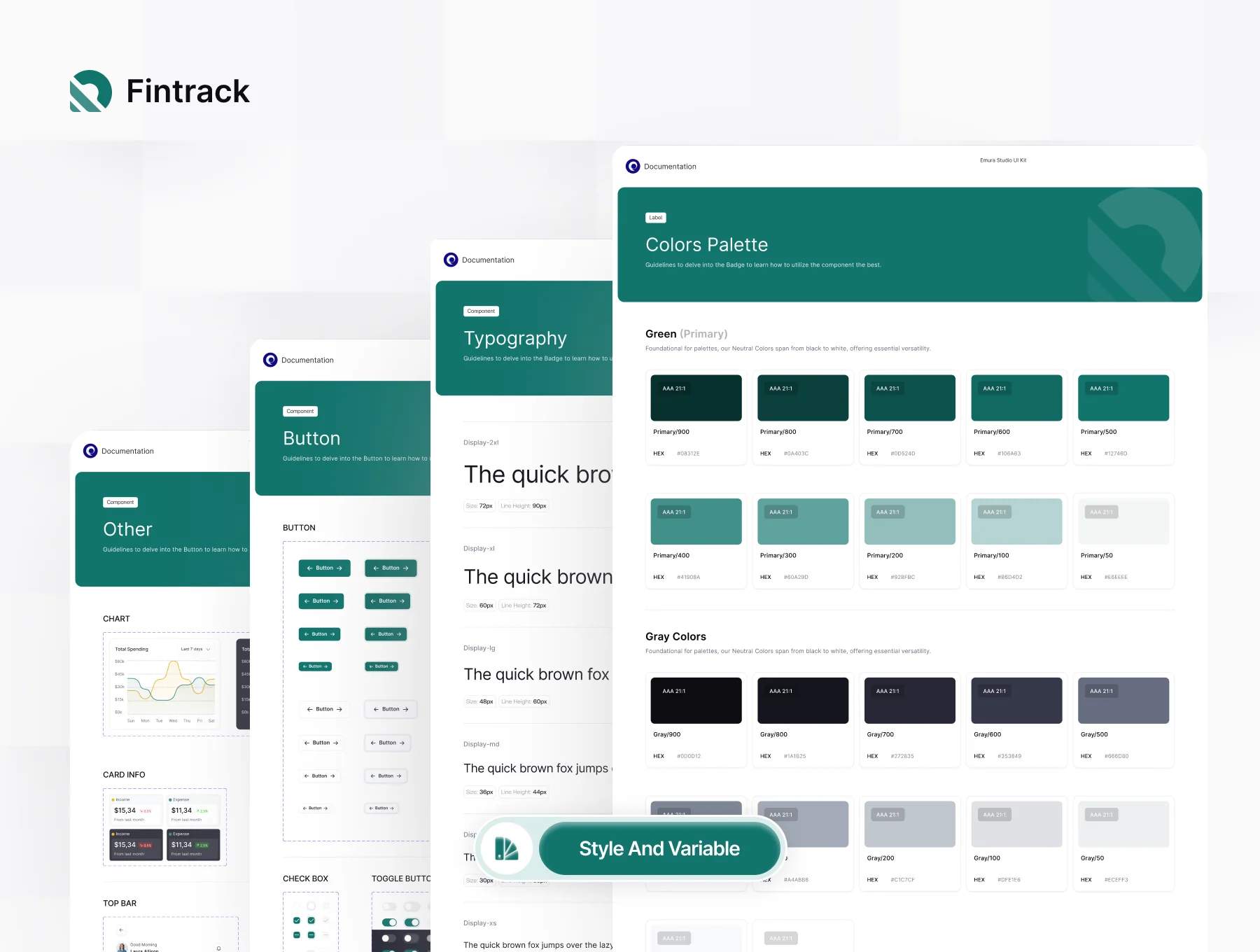 Fintrack - Fintech App UI Kit 3