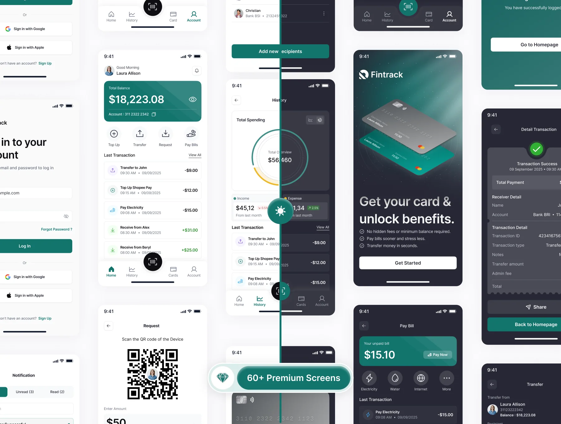 Fintrack - Fintech App UI Kit 5
