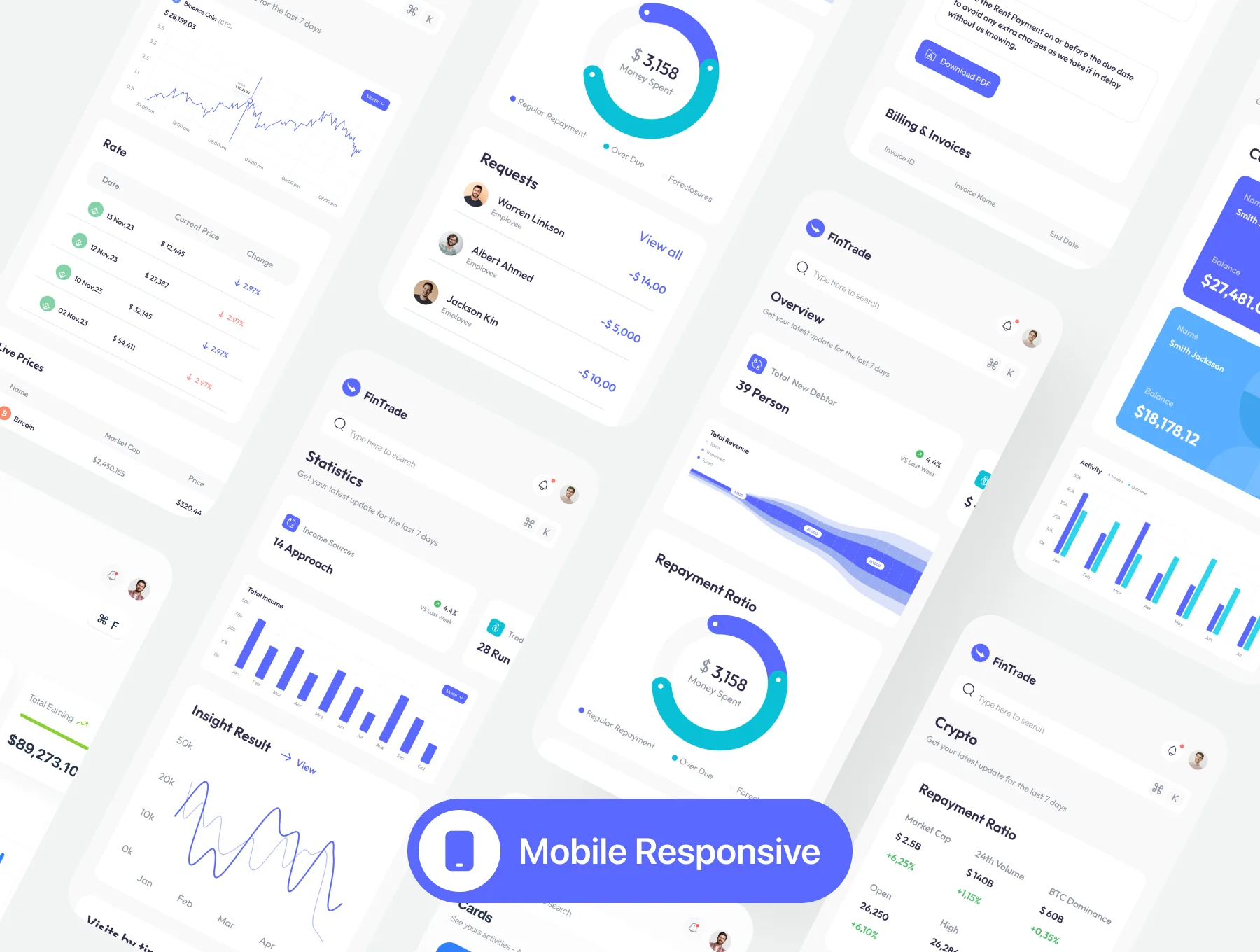 FinTrade - Finance Sales Management Web App Ui Kit 5