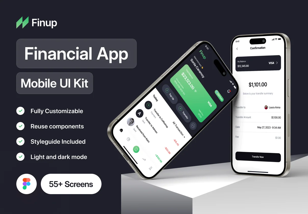 Finup - Financial App UI Kit