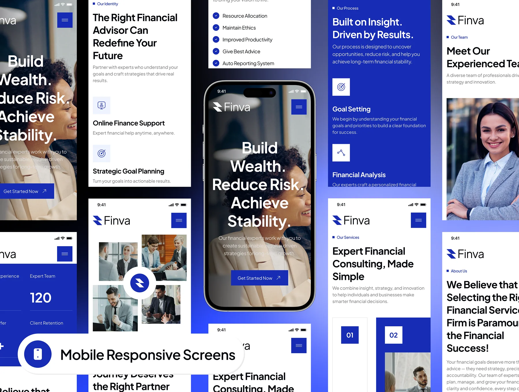 Finva - Financial Consulting Website UI Kit 9