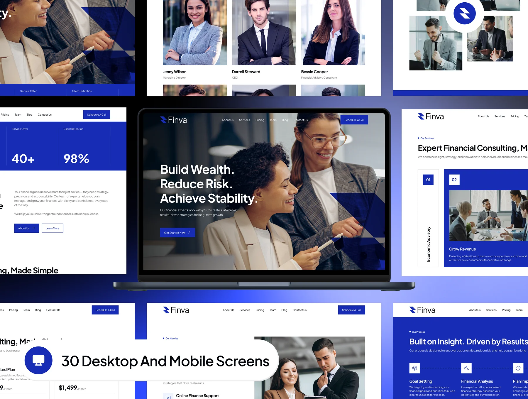 Finva - Financial Consulting Website UI Kit 3
