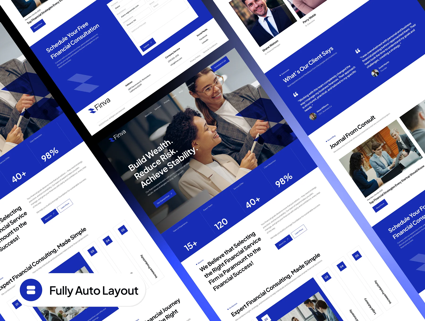 Finva - Financial Consulting Website UI Kit 6