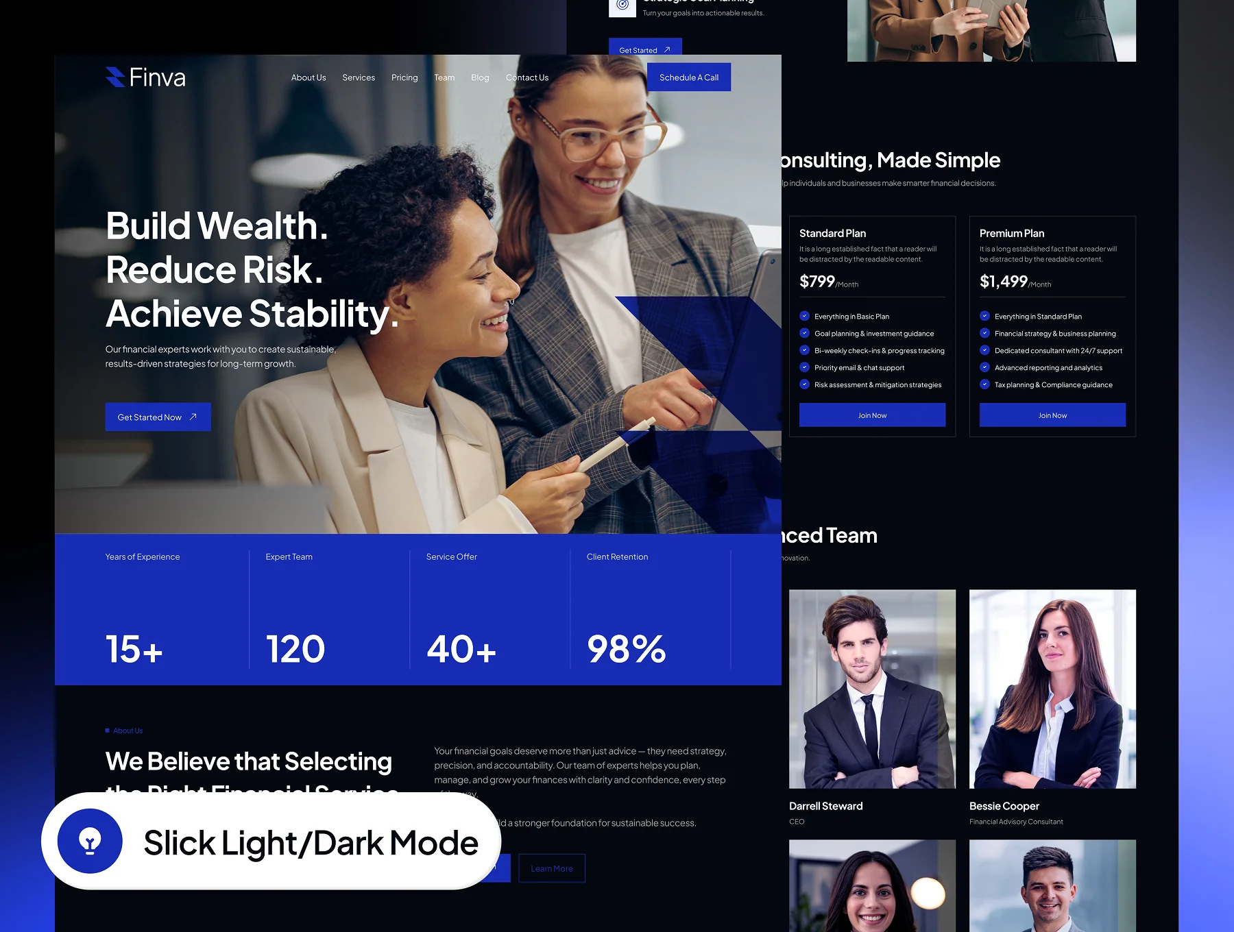 Finva - Financial Consulting Website UI Kit 8