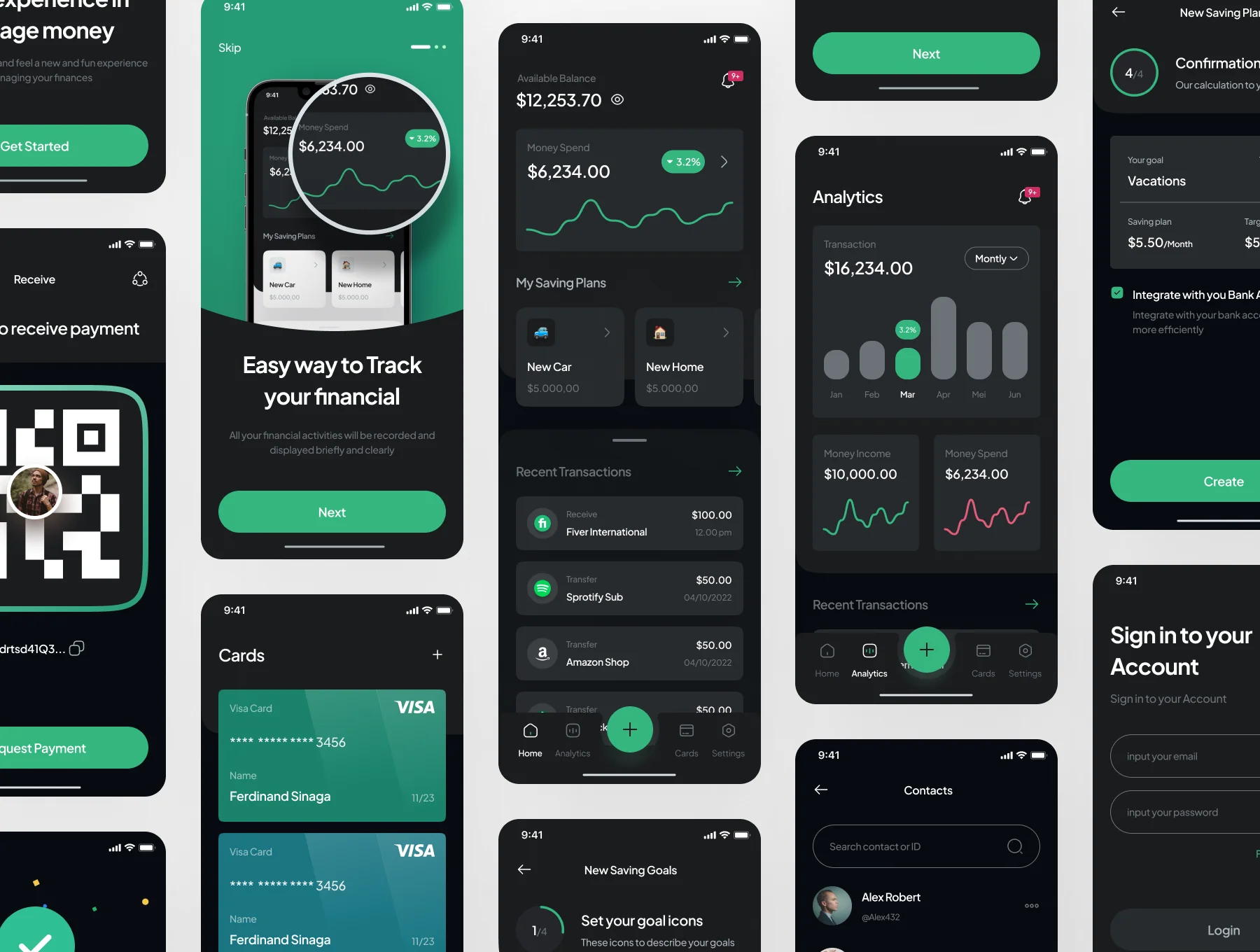 Finwallet - Finance Mobile App UI Kit 6