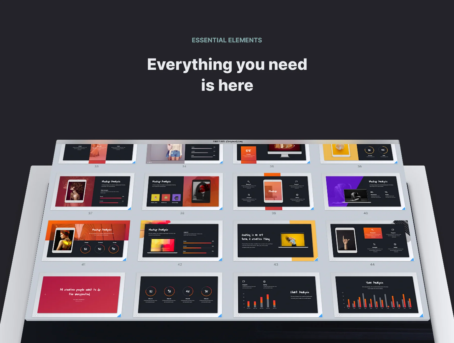 FIREBIRD - Creative & Multipurpose Presentation Template 3