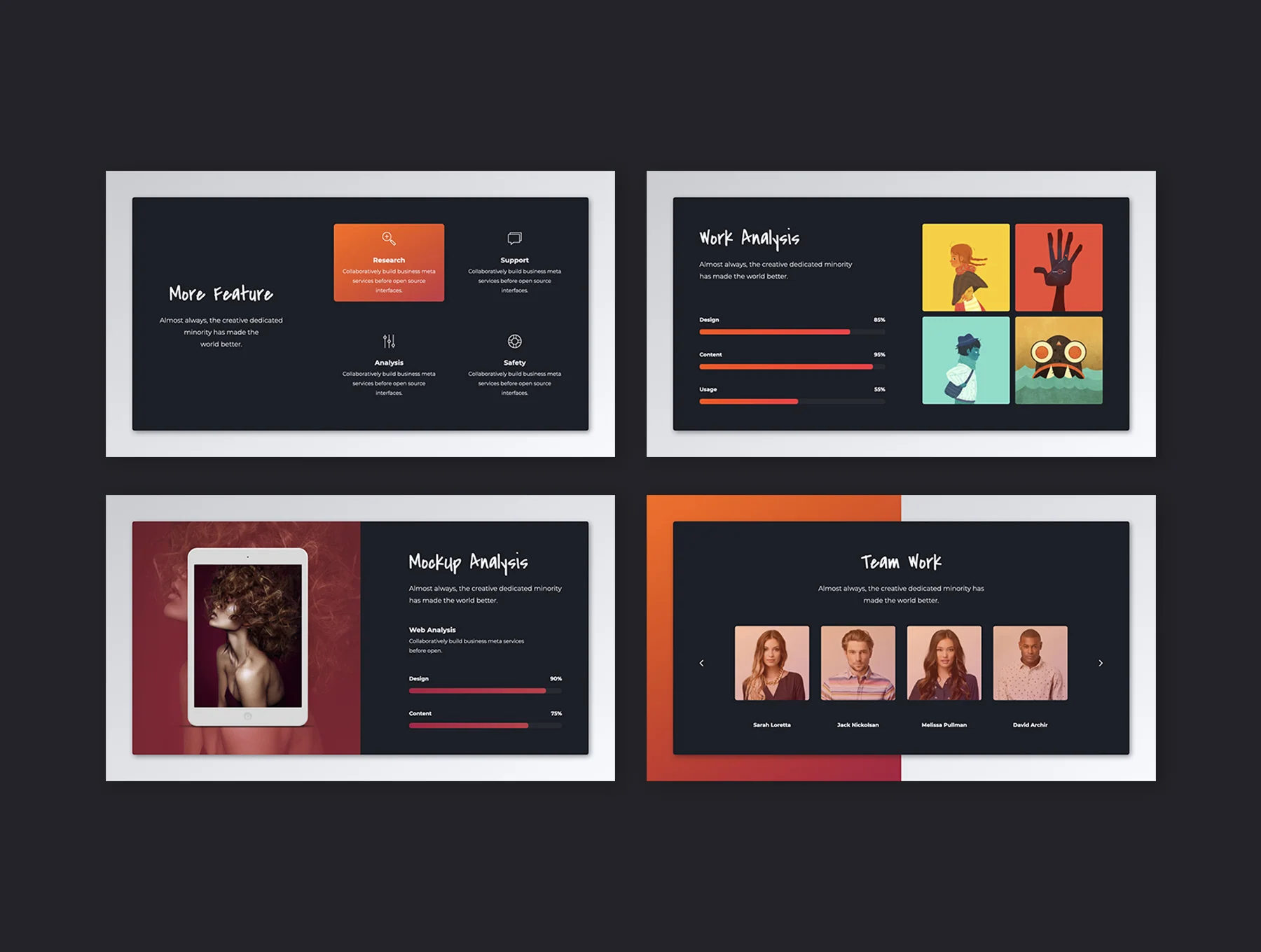 FIREBIRD - Creative & Multipurpose Presentation Template 7