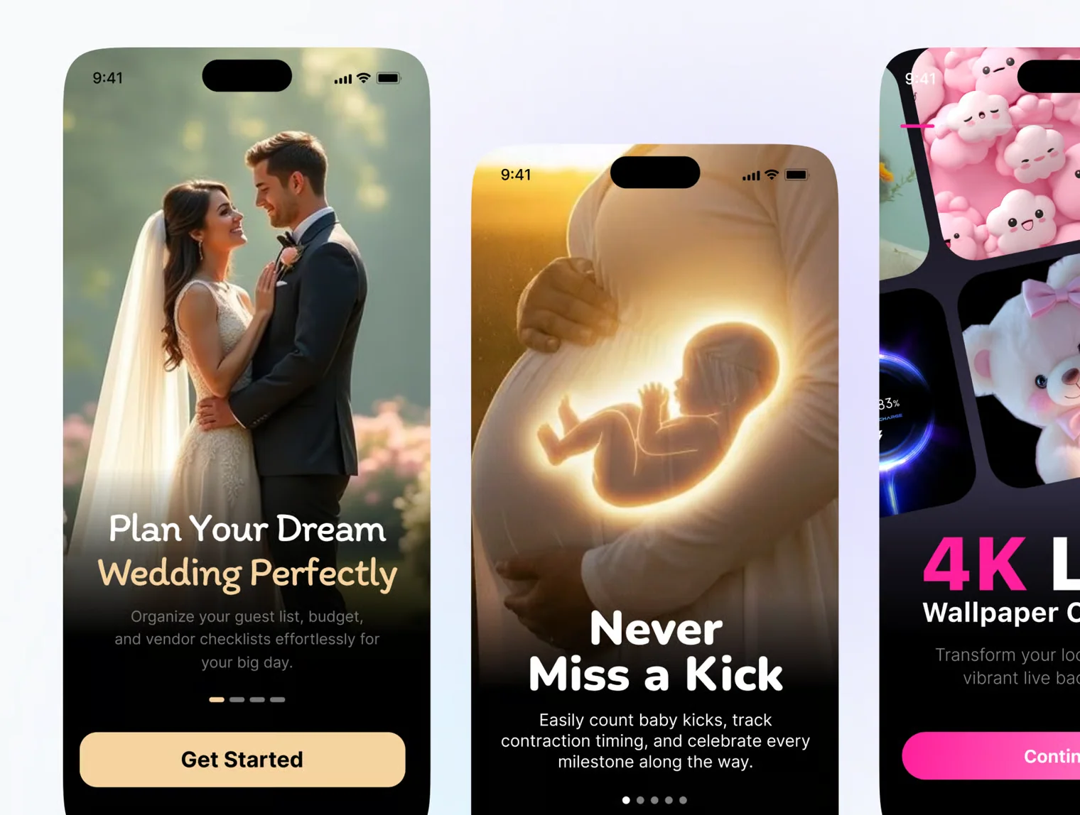 First Hello - Onboarding Screens for your Mobile App 2
