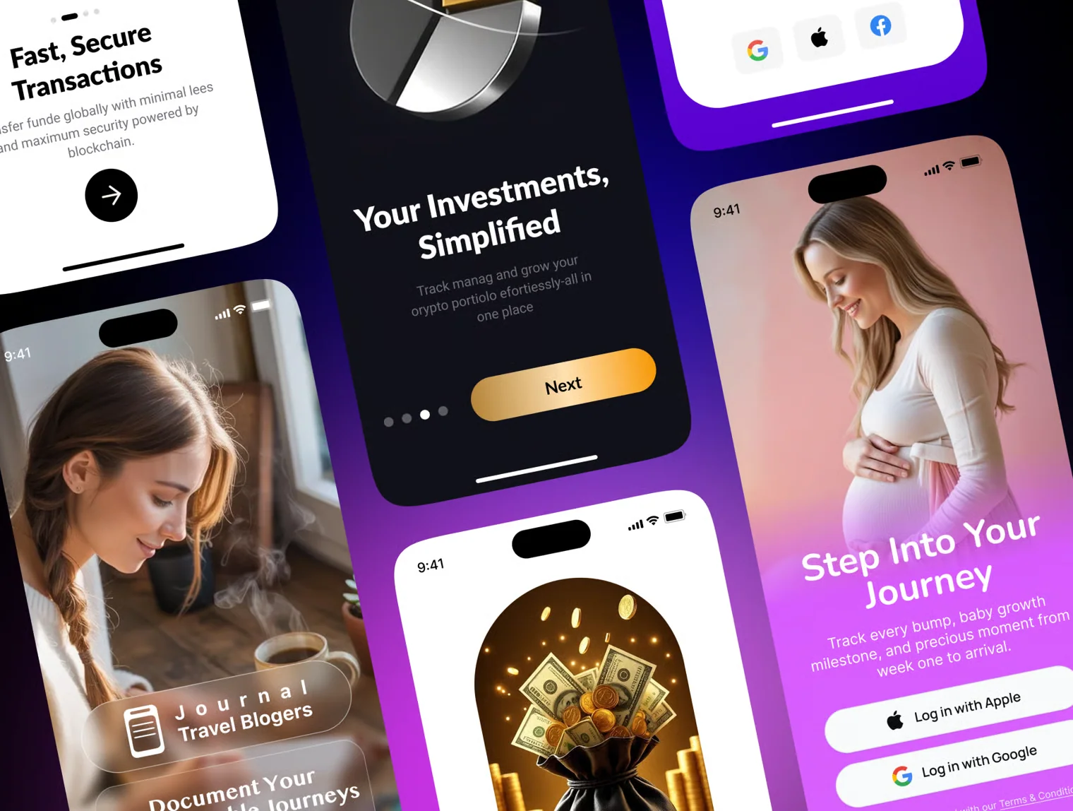 First Look - Mobile App Onboarding Flow 3