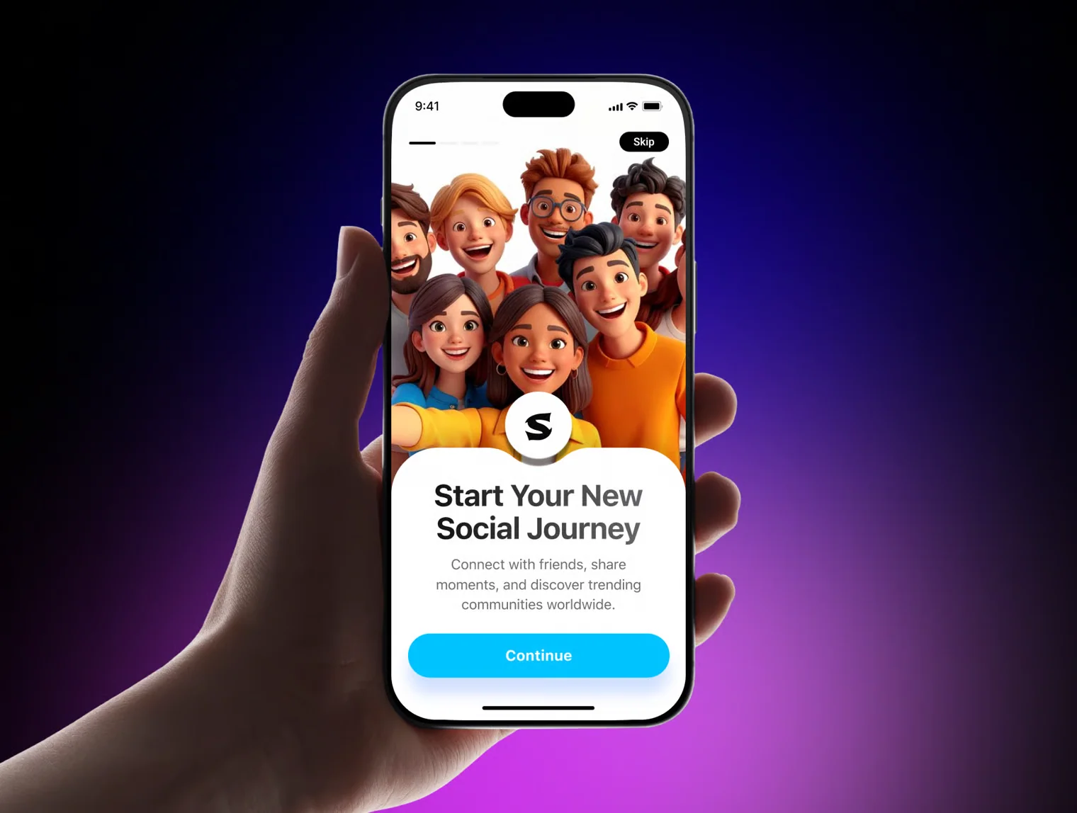 First Look - Mobile App Onboarding Flow 4