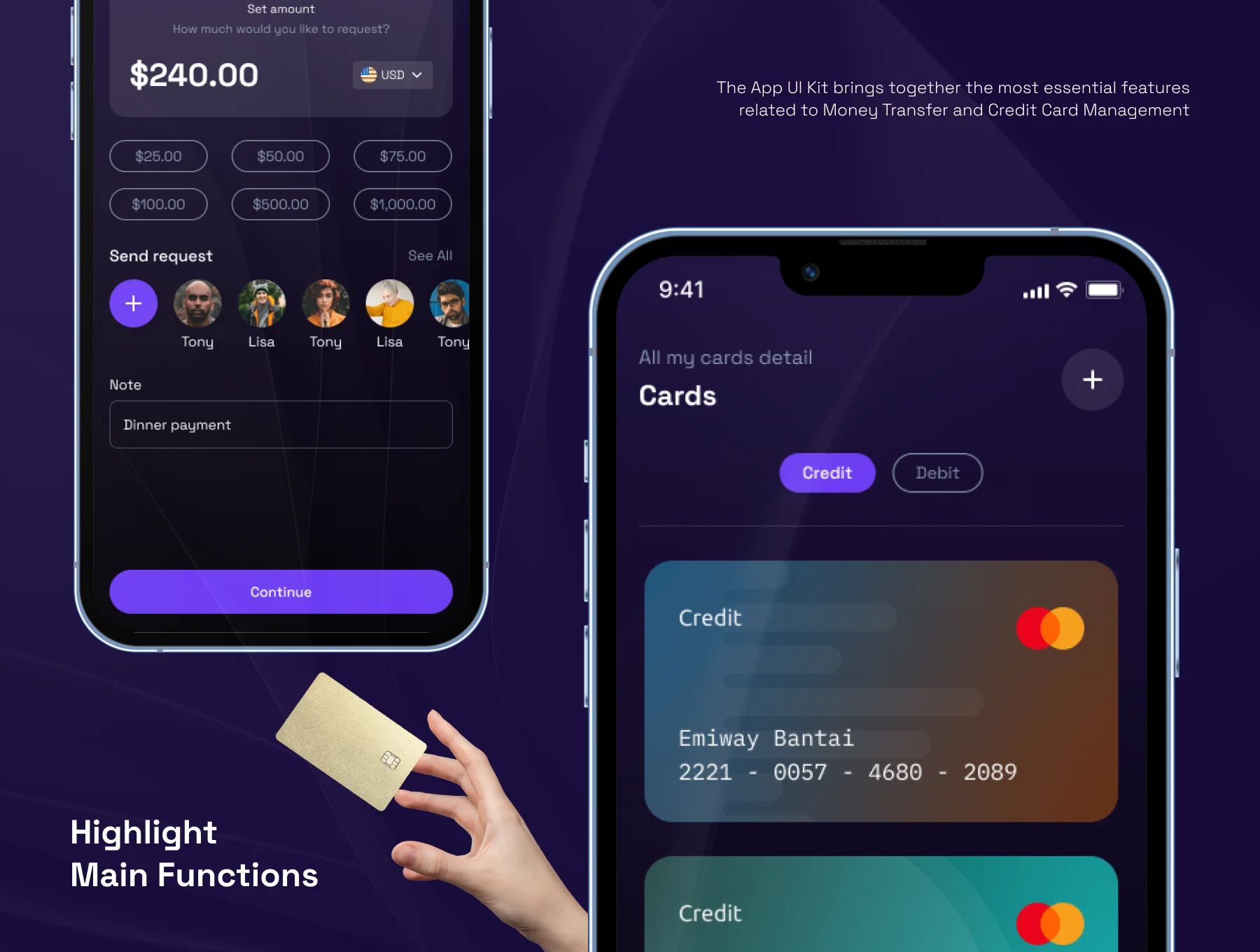 Firstech - Fintech App UI Kit 4