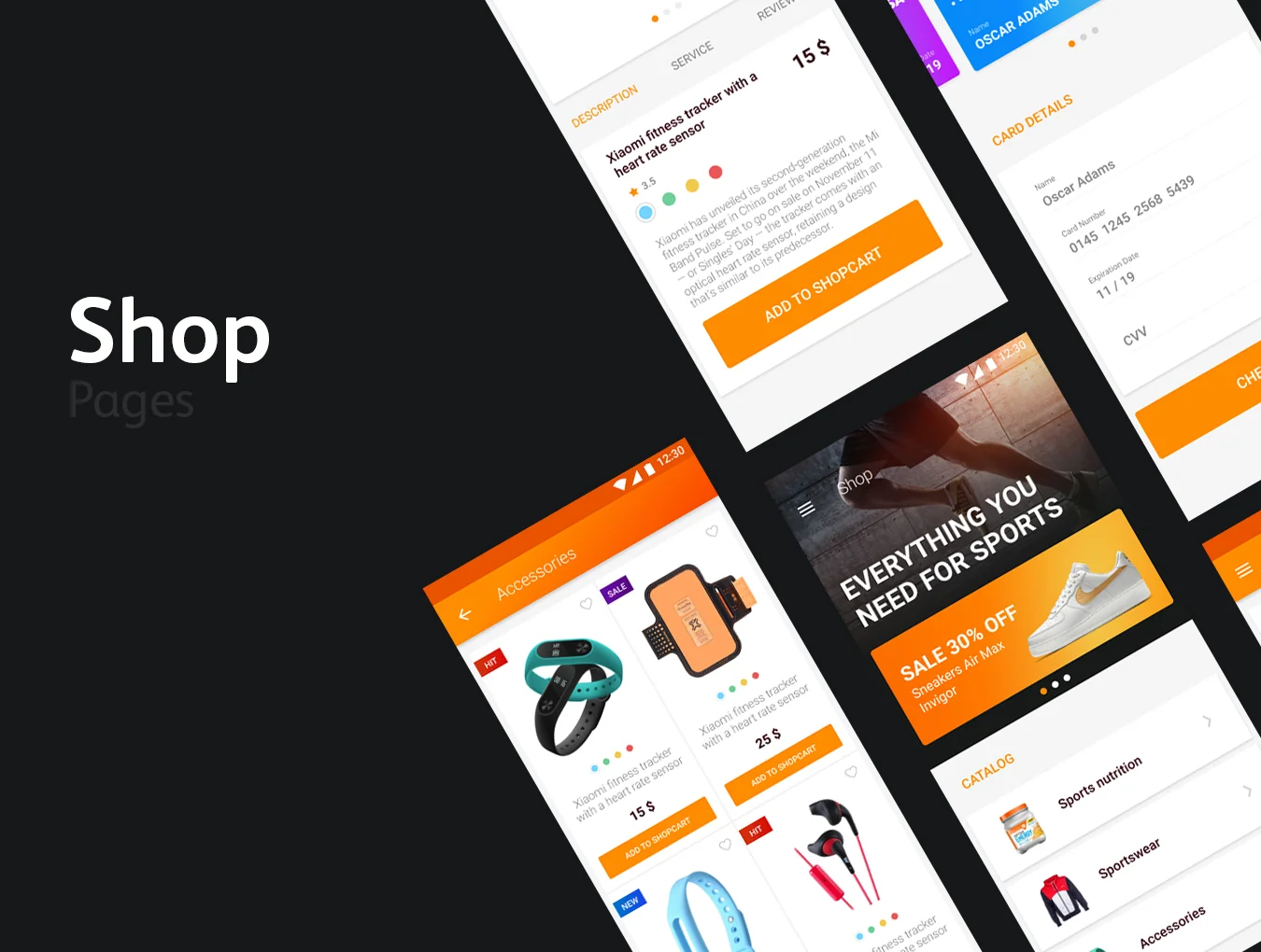 FIT BIT Sport UI Kit 4