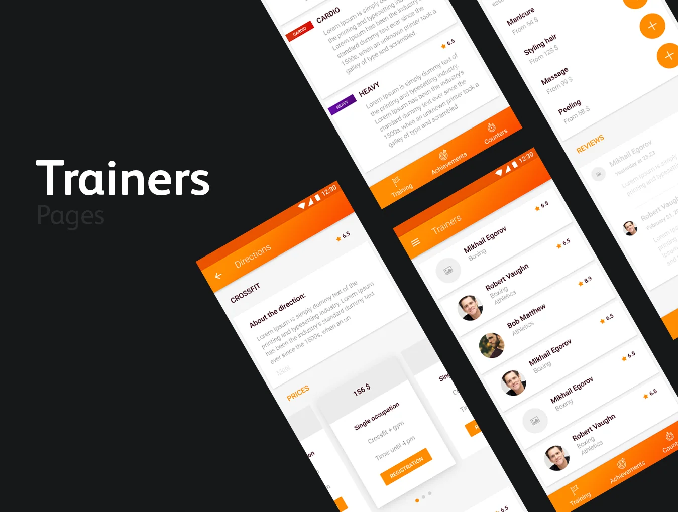 FIT BIT Sport UI Kit 5