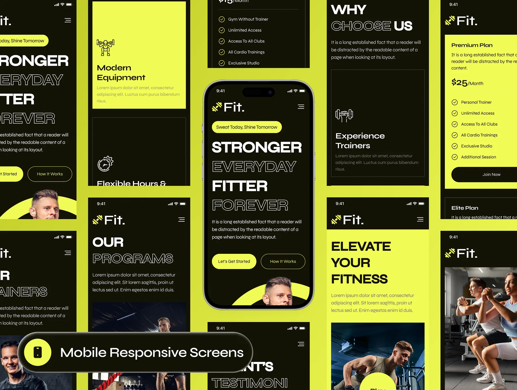 Fit - Fitness Workout Website Framer Template 9
