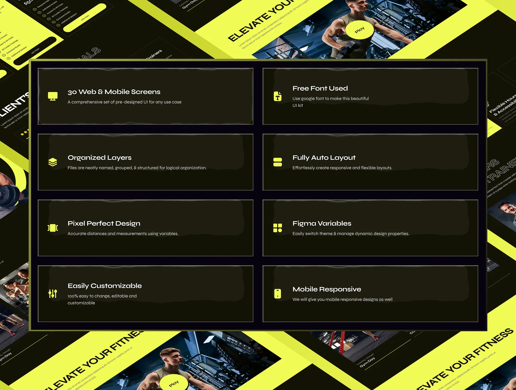 Fit - Fitness Workout Website Framer Template 2