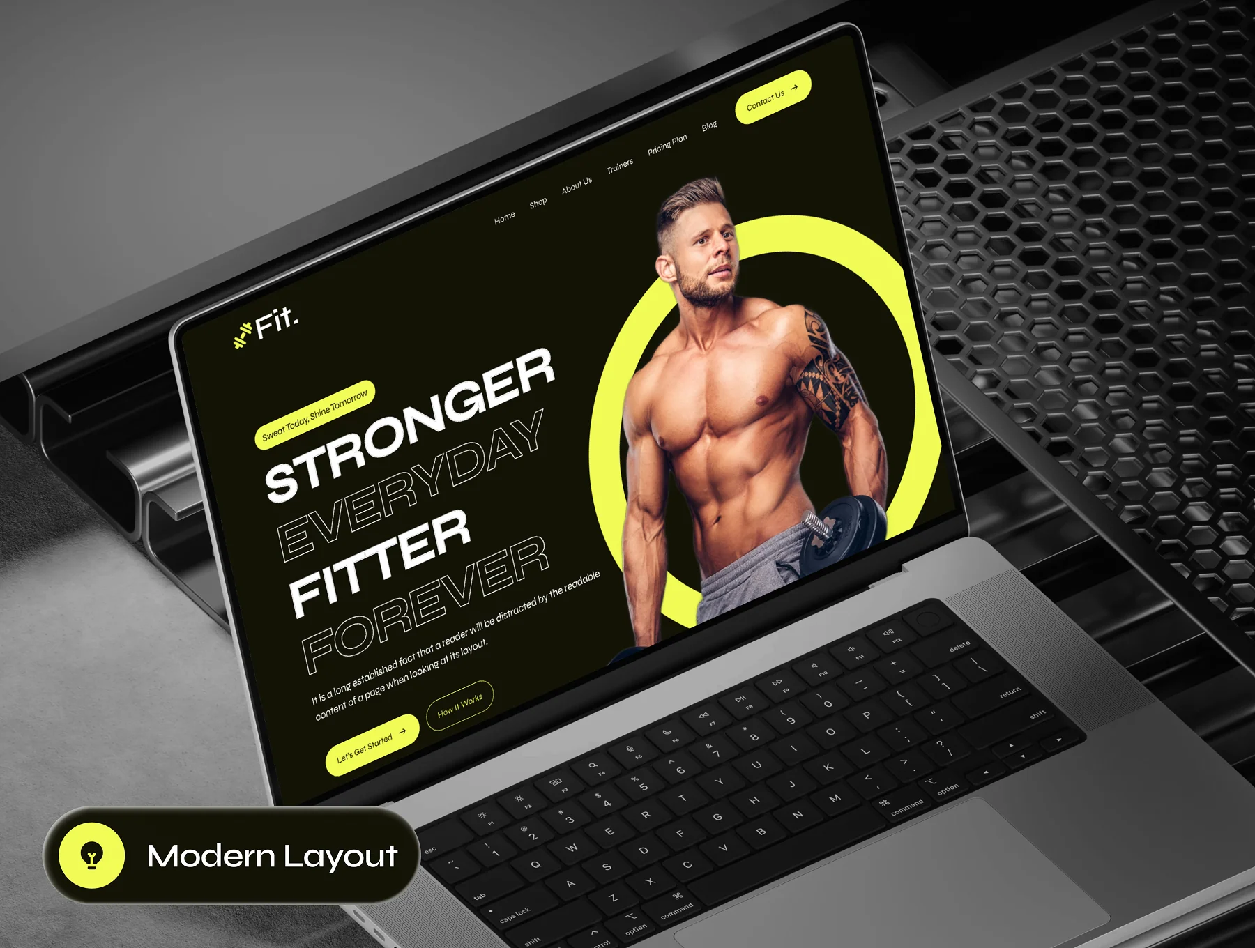 Fit - Fitness Workout Website Framer Template 6