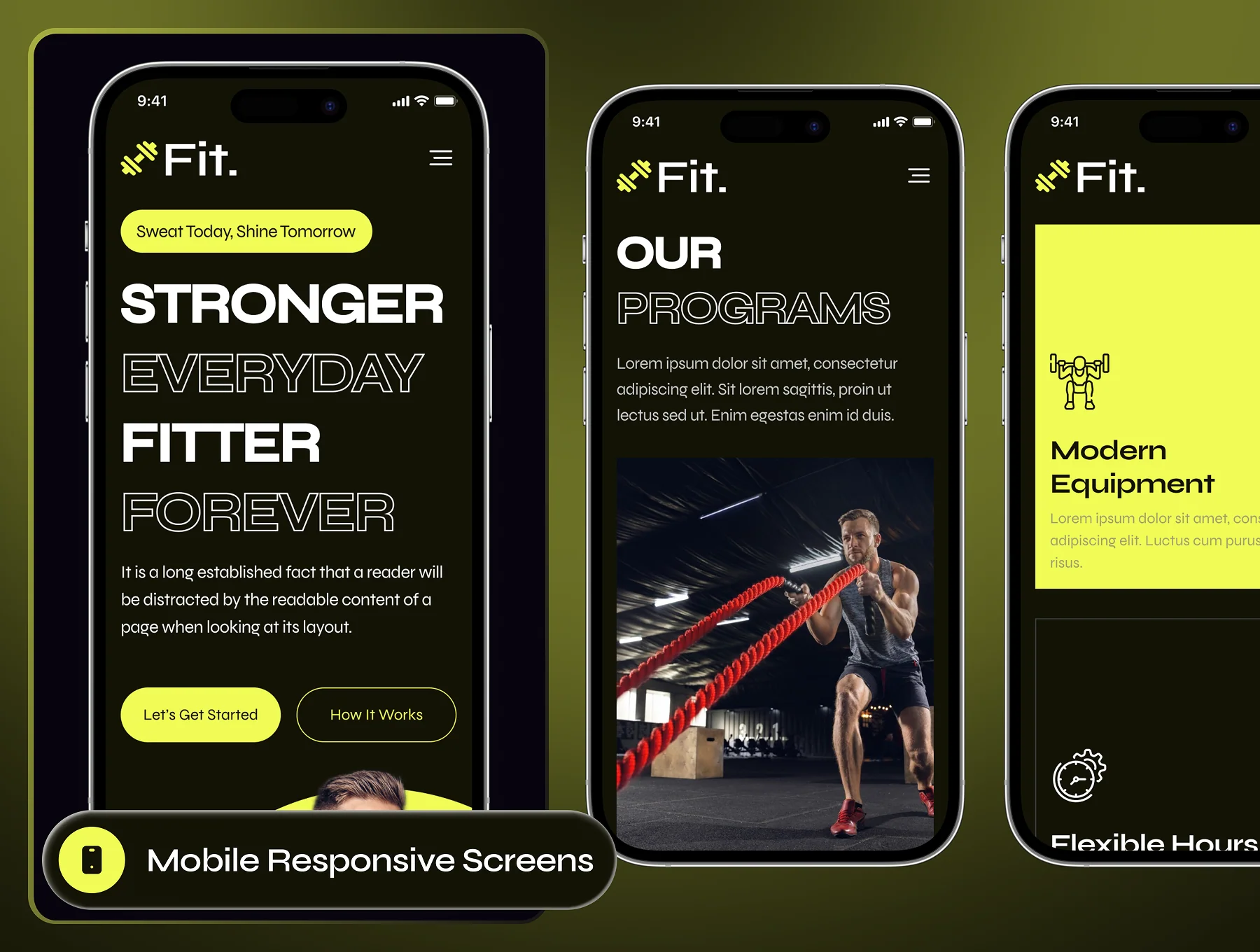 Fit - Fitness Workout Website Framer Template 7