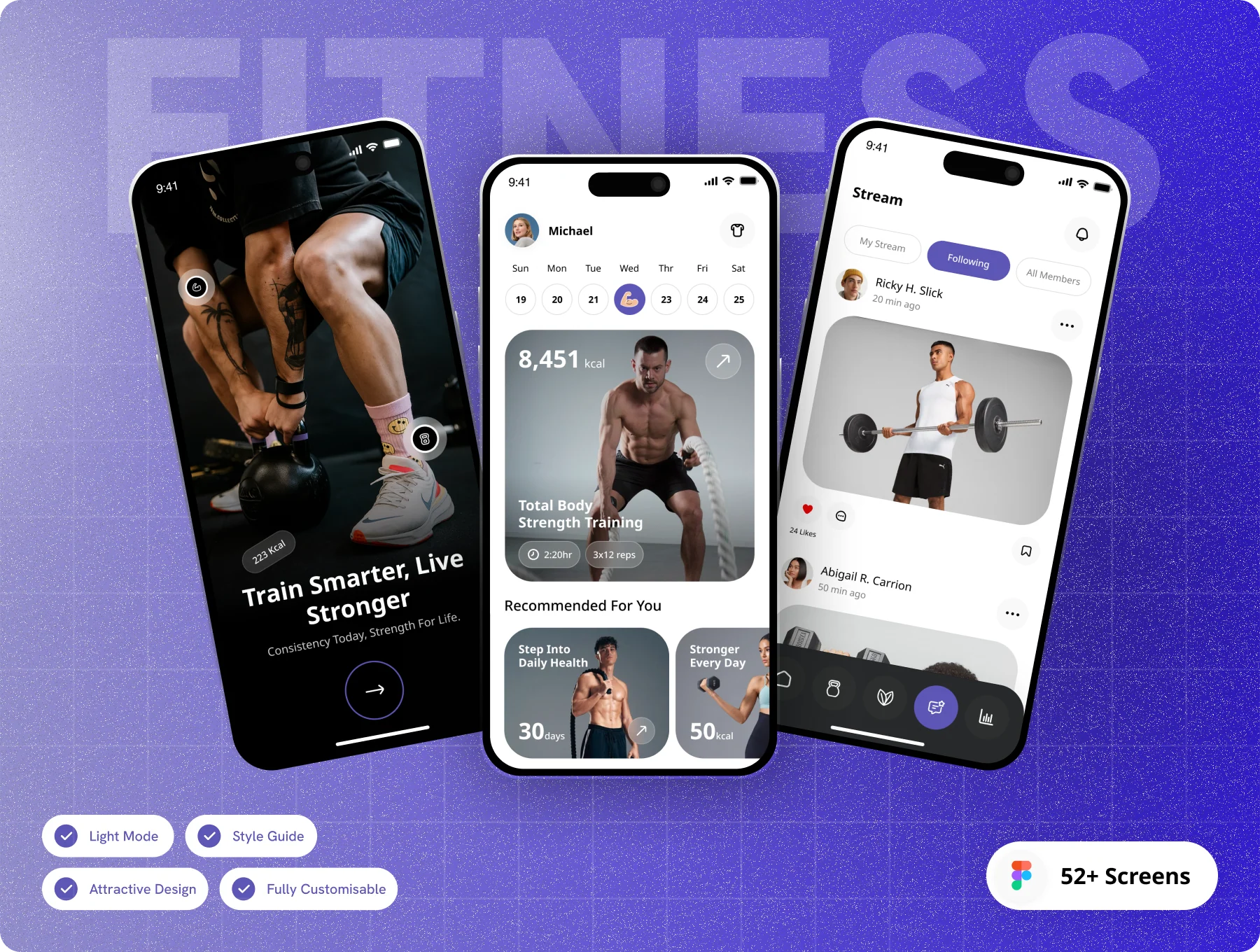 Fit Leaf | Fitness & Nutrition App UI Kit